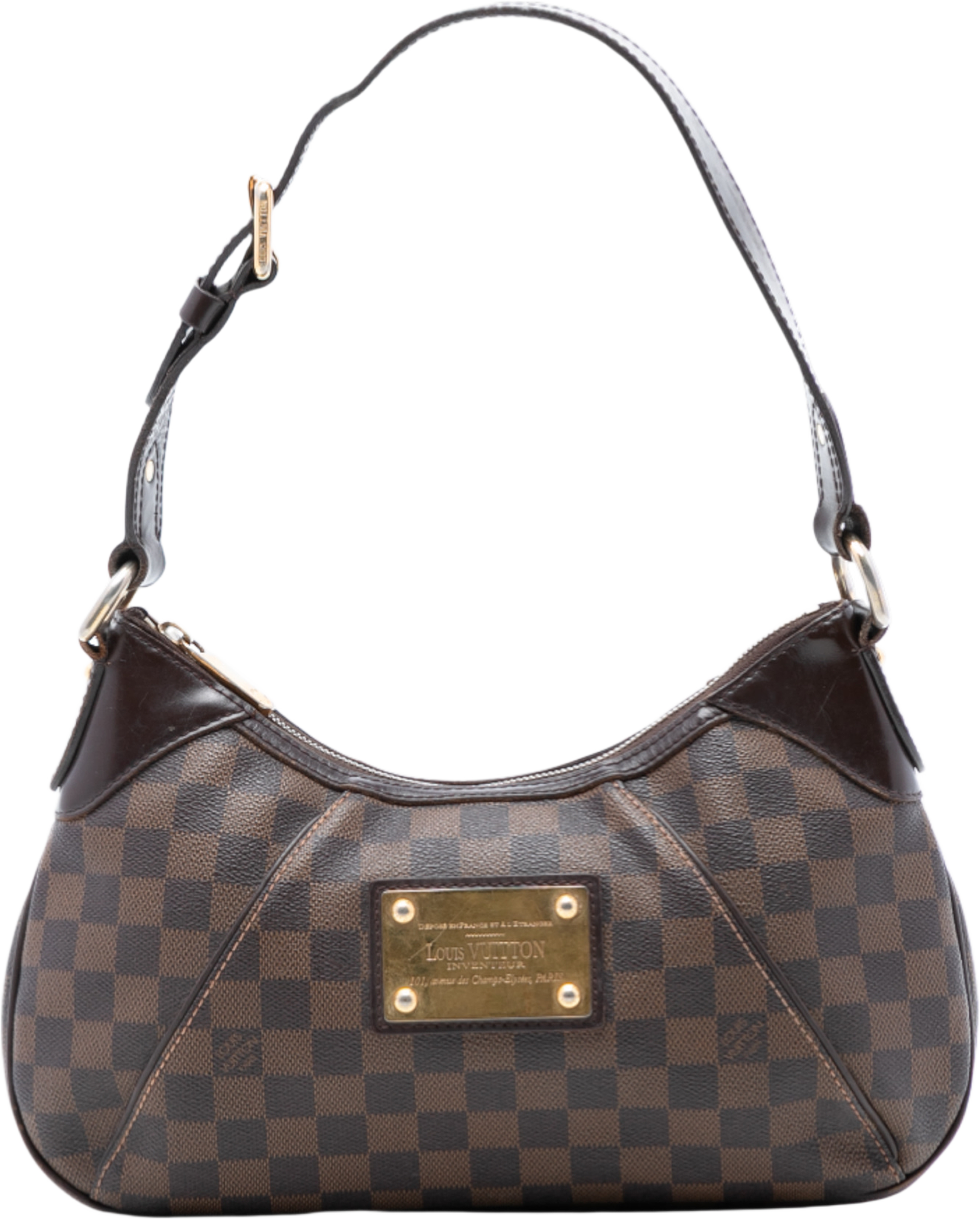Louis Vuitton Damier Ebene Thames Pm, från Luxclusif, i färgen brown. Klicka för att öppna bilden i stort format