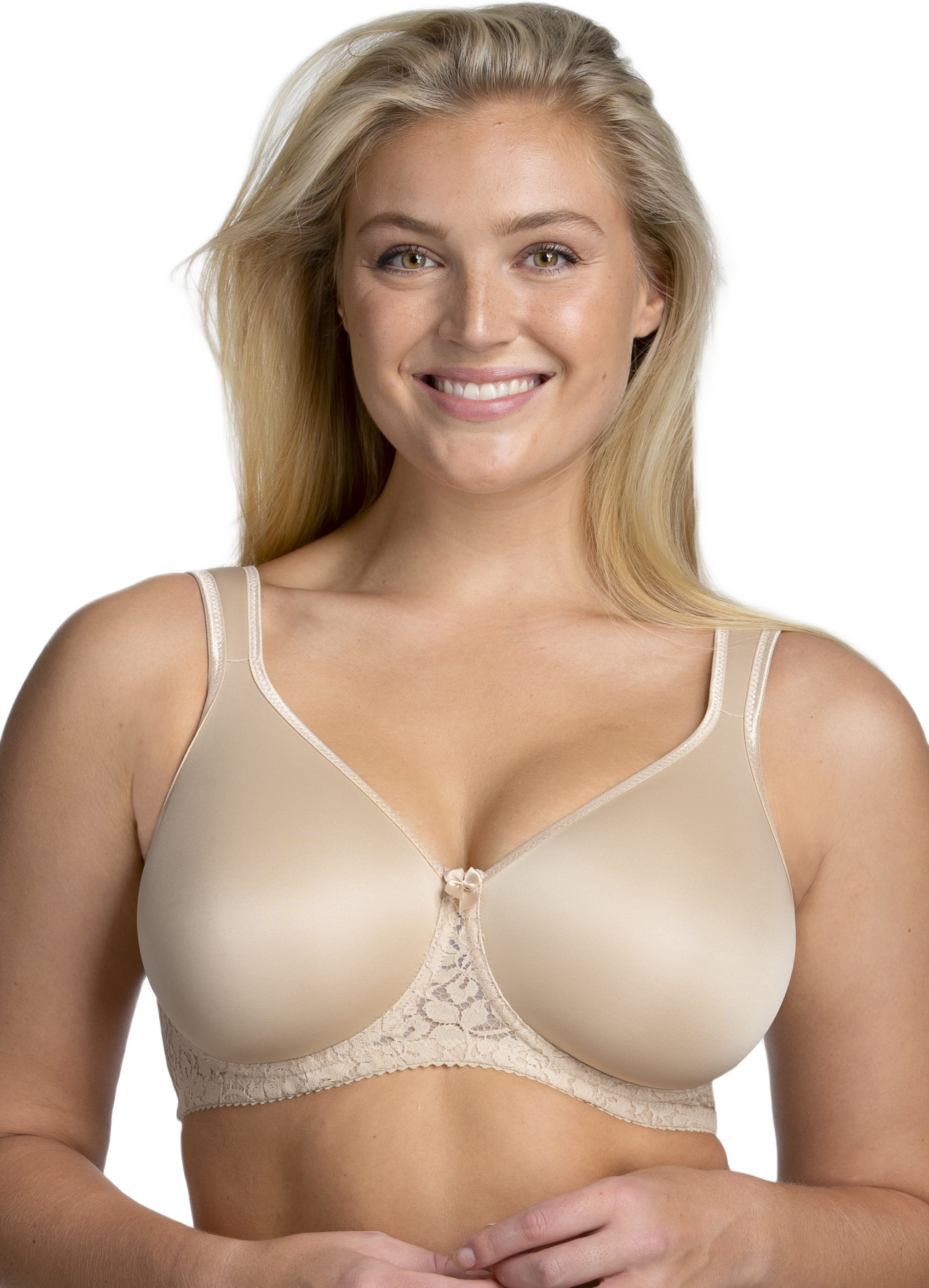 Smooth Lacy T-shirt Bh Med Bygel