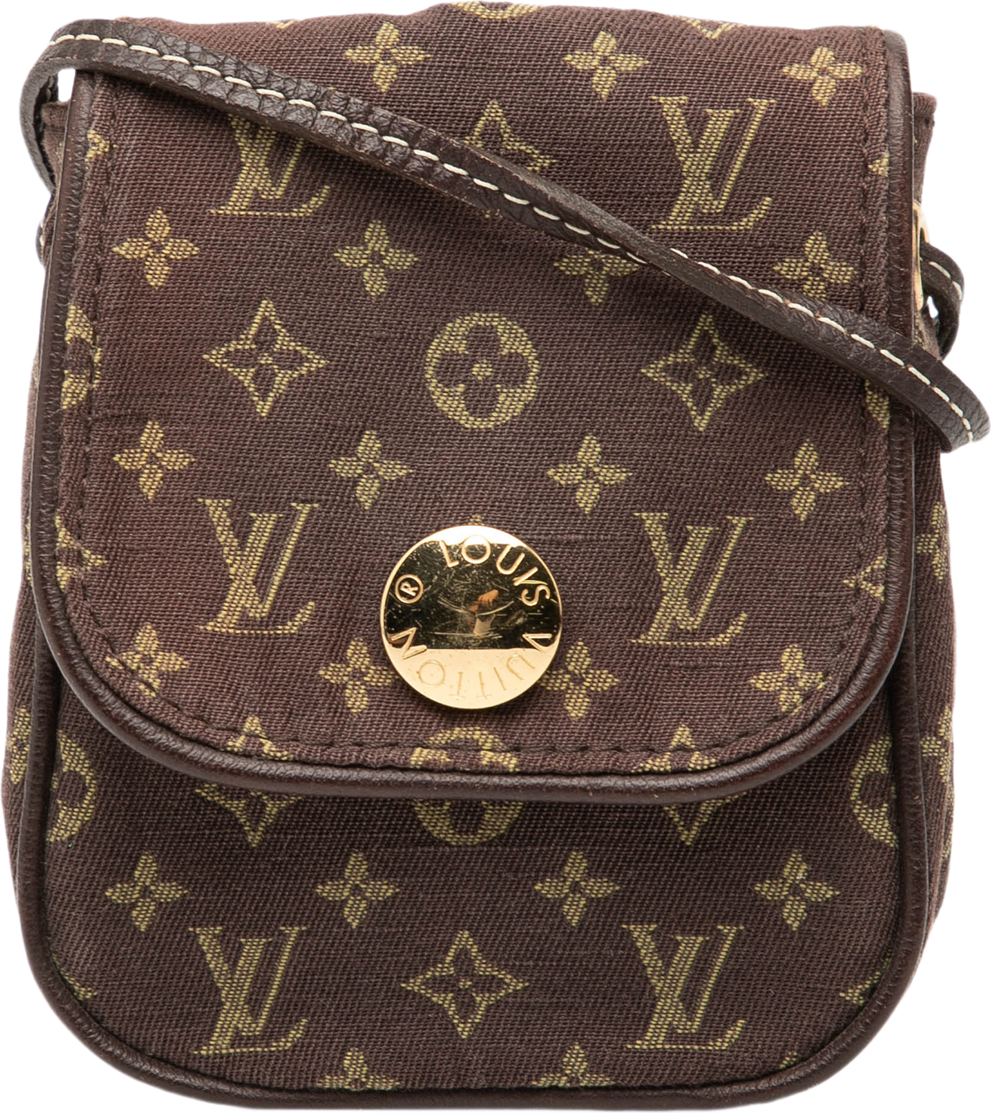 Louis Vuitton Monogram Mini Lin Pochette Cancun, från Luxclusif, i färgen brown. Klicka för att öppna bilden i stort format
