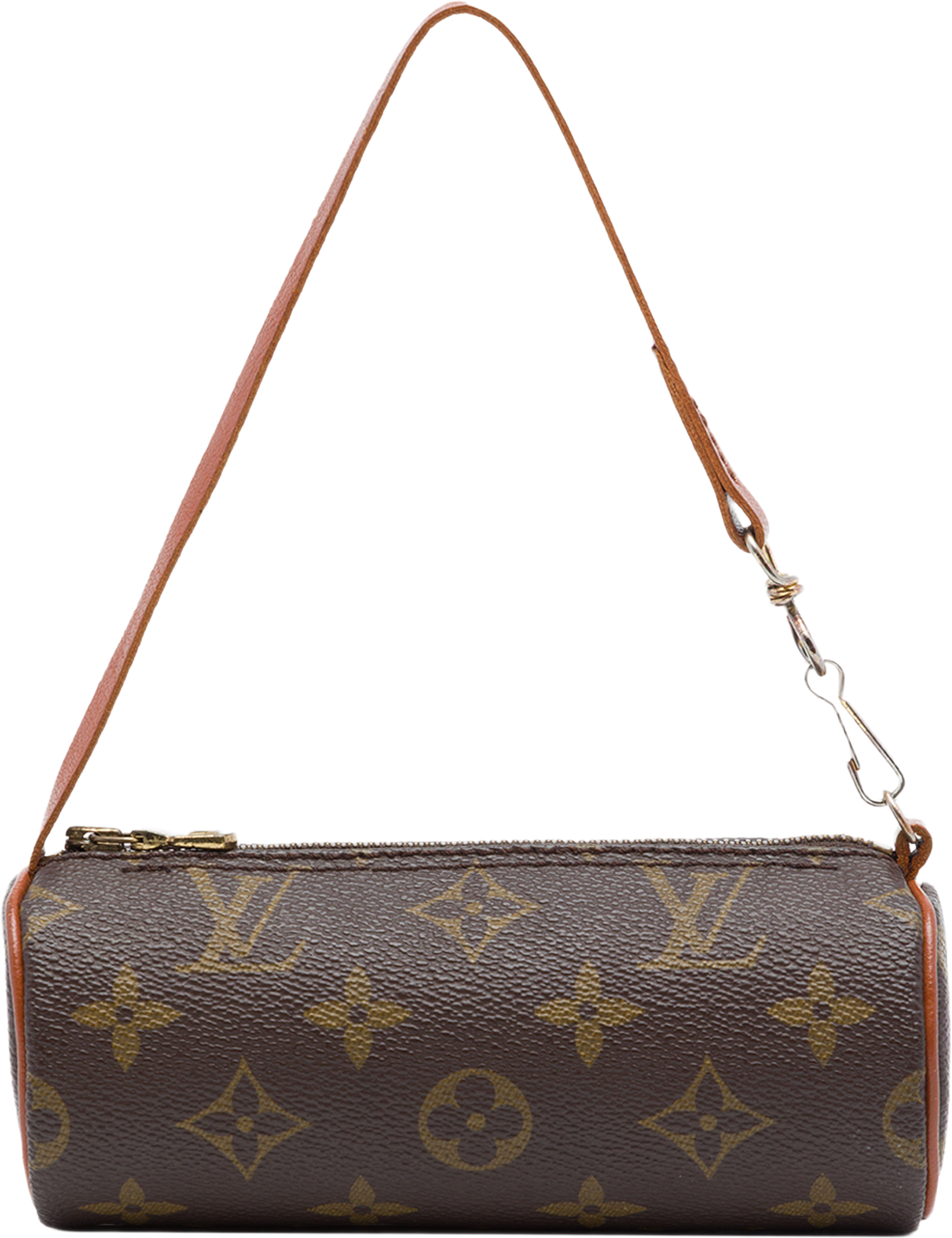 Louis Vuitton Monogram Papillon Pochette, från Luxclusif, i färgen brun. Klicka för att öppna bilden i stort format