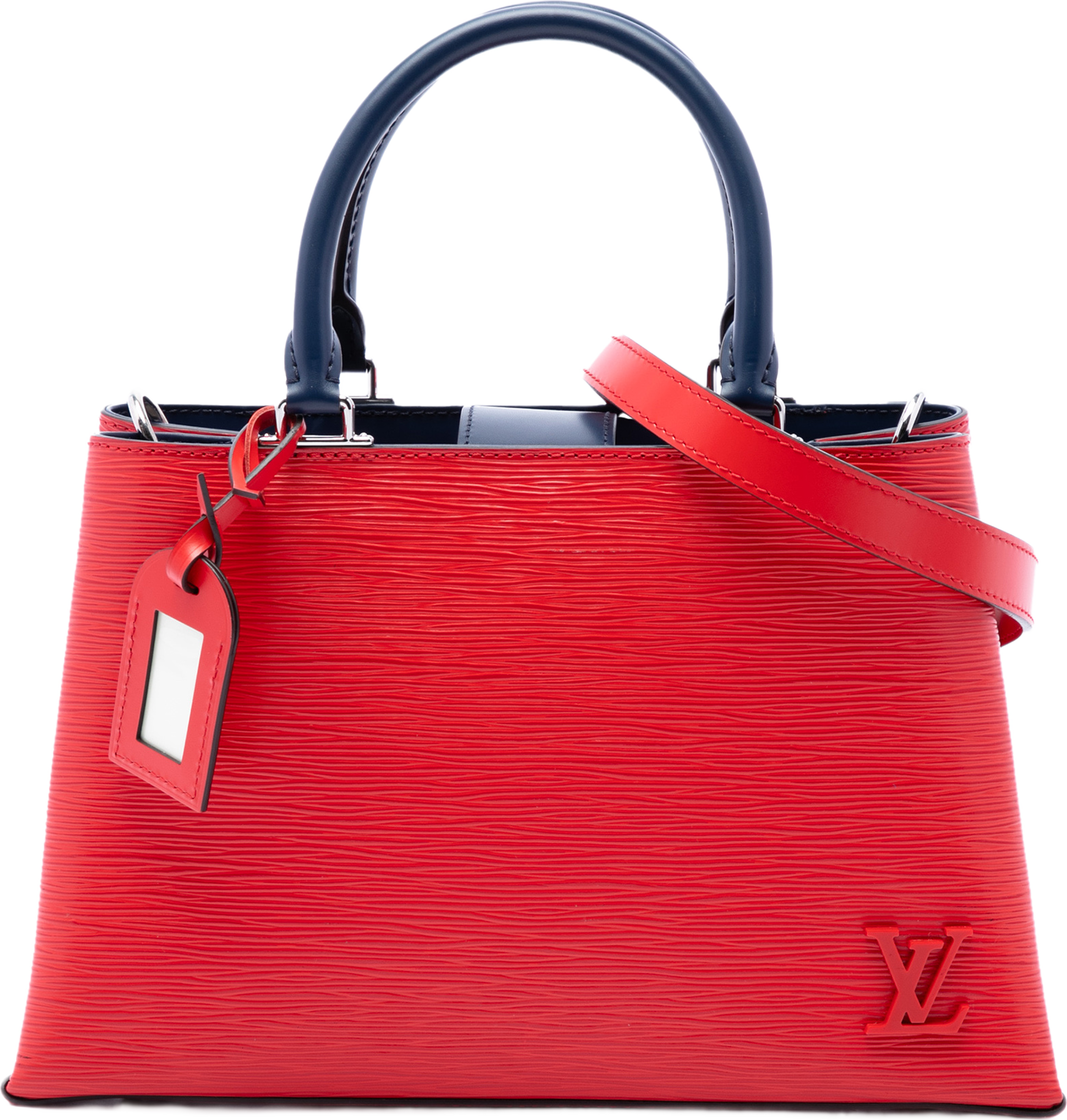 Louis Vuitton Epi Kleber Pm, från Luxclusif, i färgen röd. Klicka för att öppna bilden i stort format