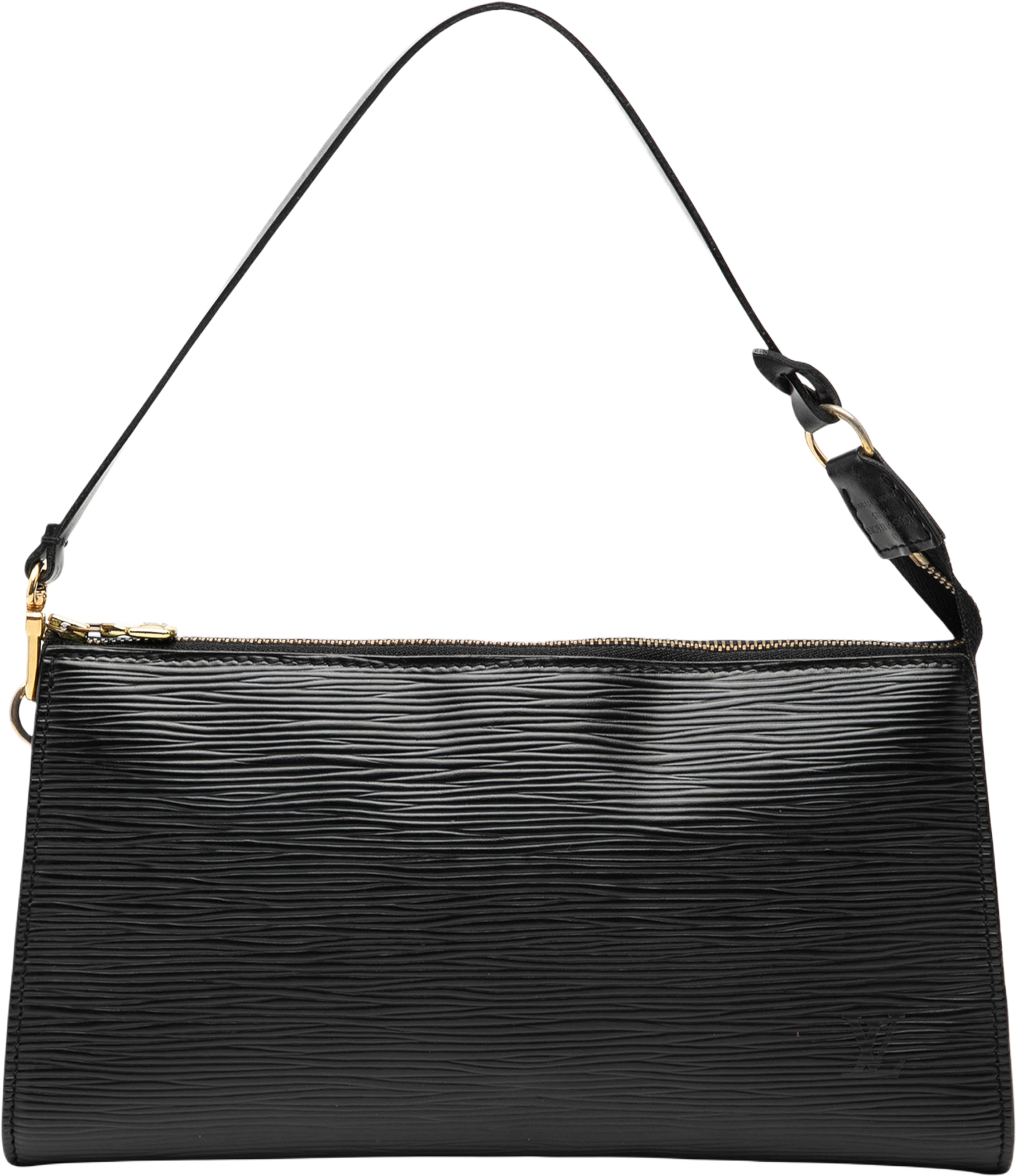Louis Vuitton Epi Pochette Accessoires, från Luxclusif, i färgen black. Klicka för att öppna bilden i stort format
