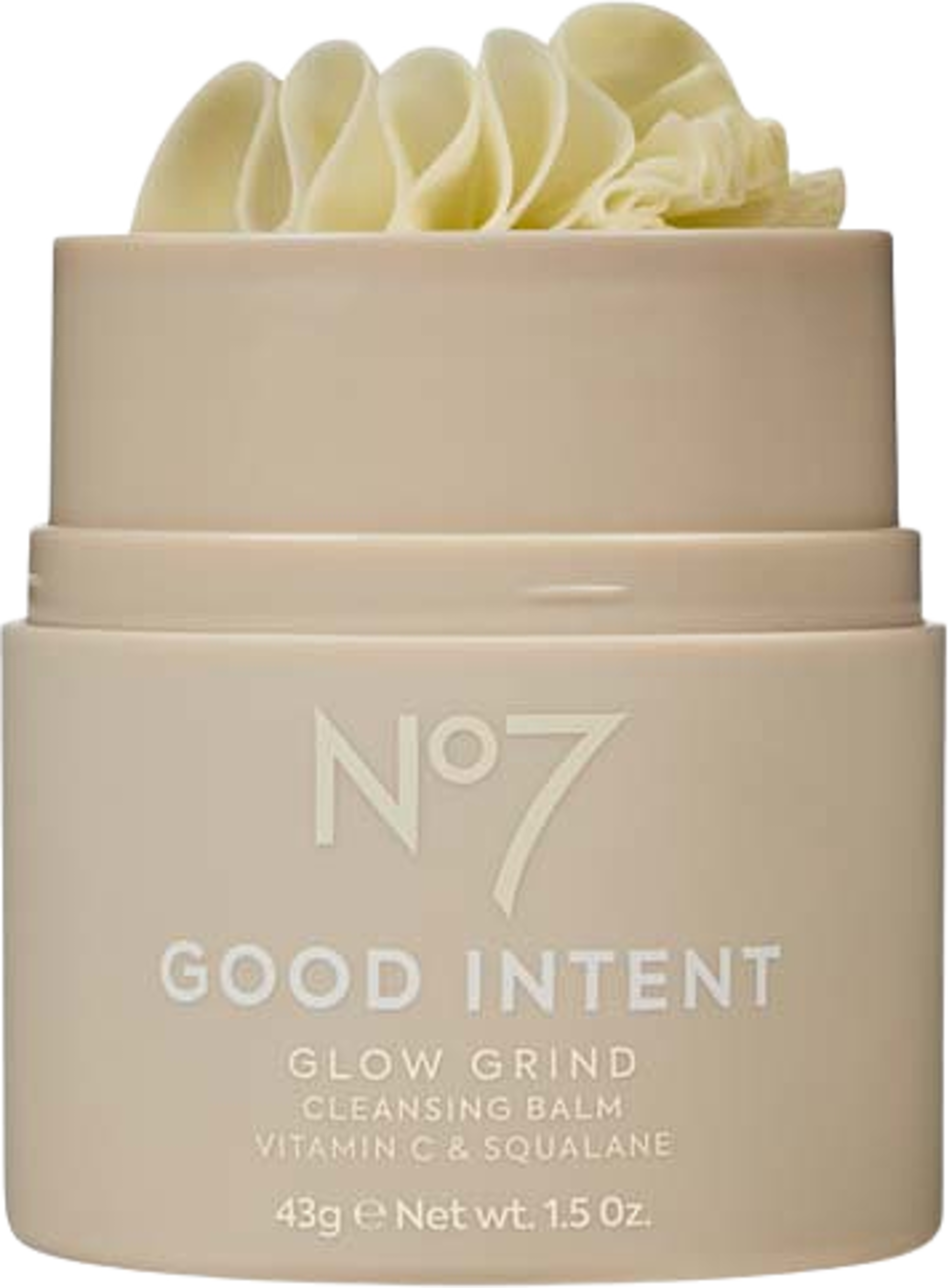 Good Intent Glow Grind Cleansing Balm, från No7. Klicka för att öppna bilden i stort format