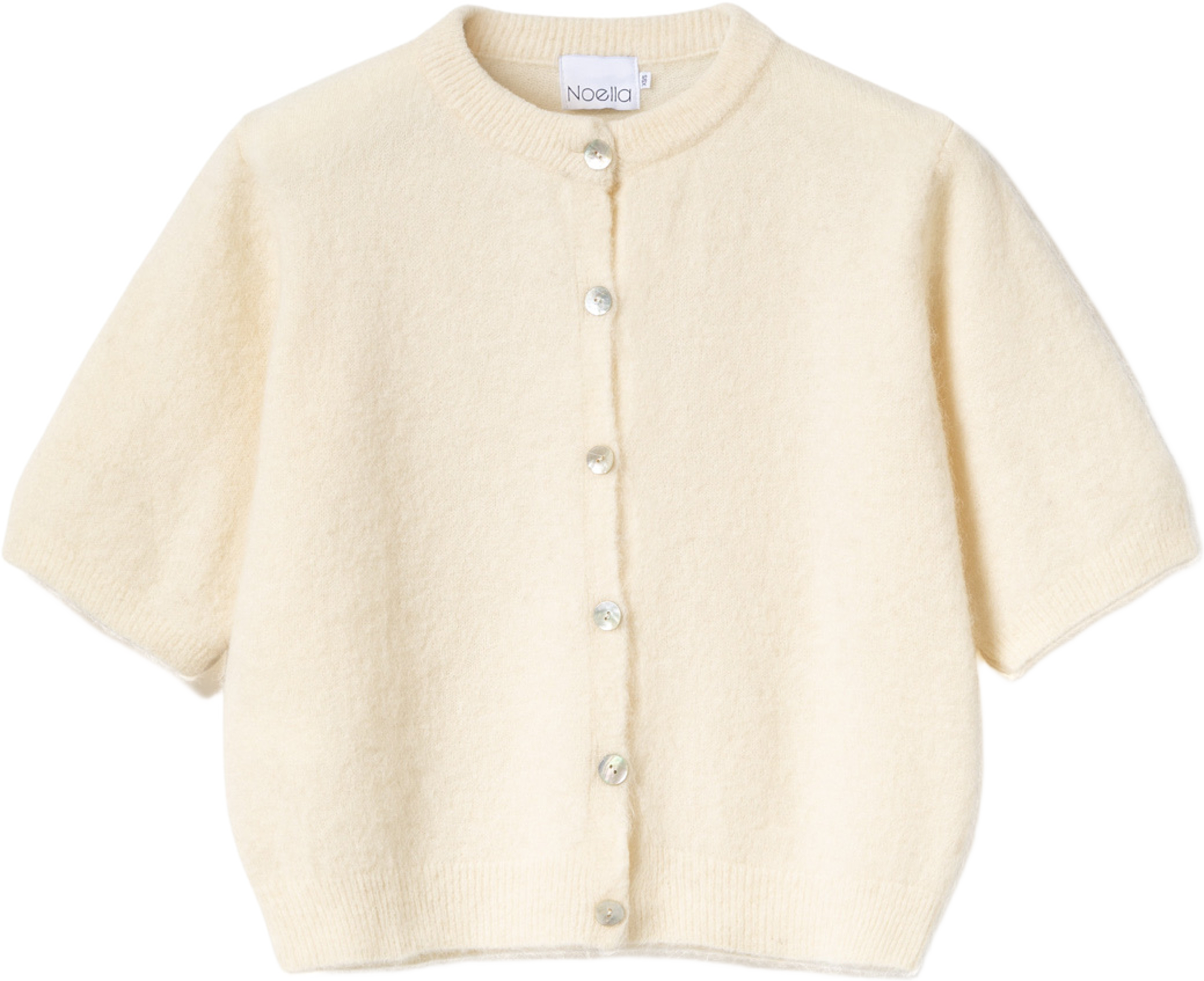 Kae Ss Knit Cardigan - Oyster