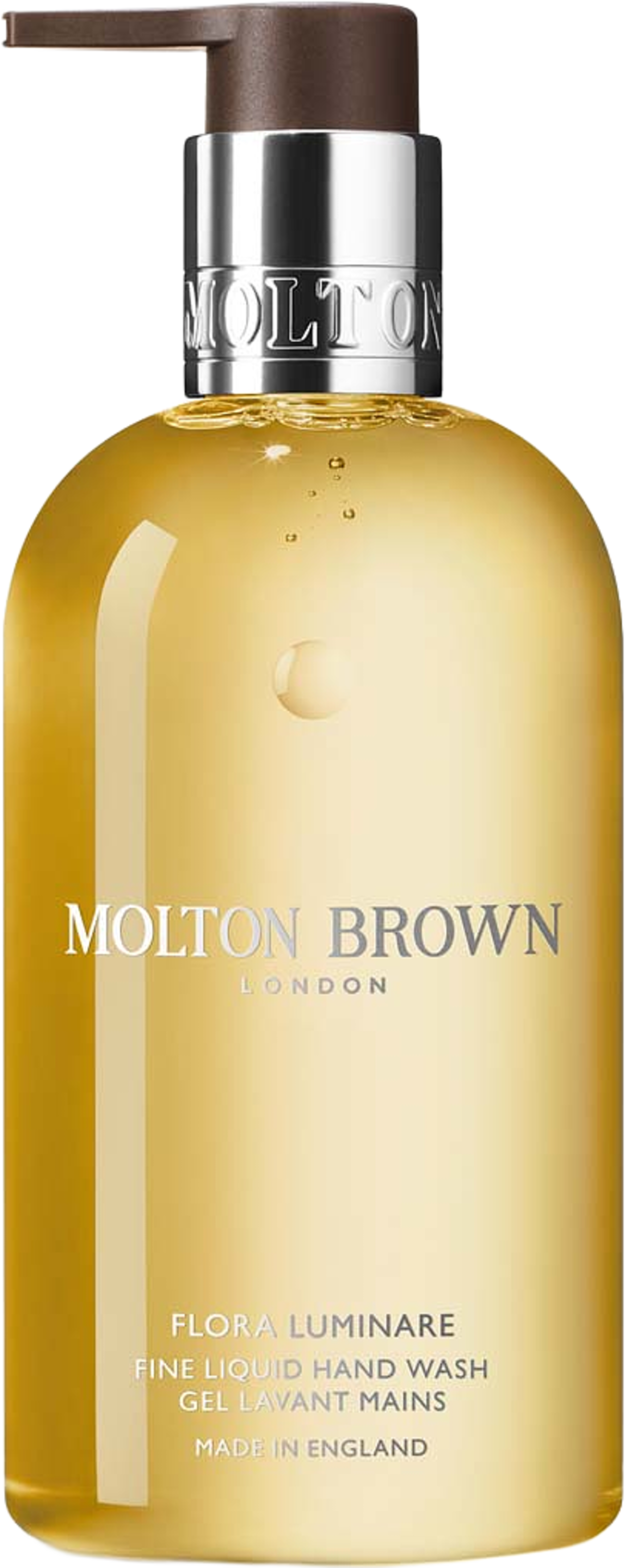 Flora Luminare Fine Liquid Hand Wash, från Molton Brown. Klicka för att öppna bilden i stort format