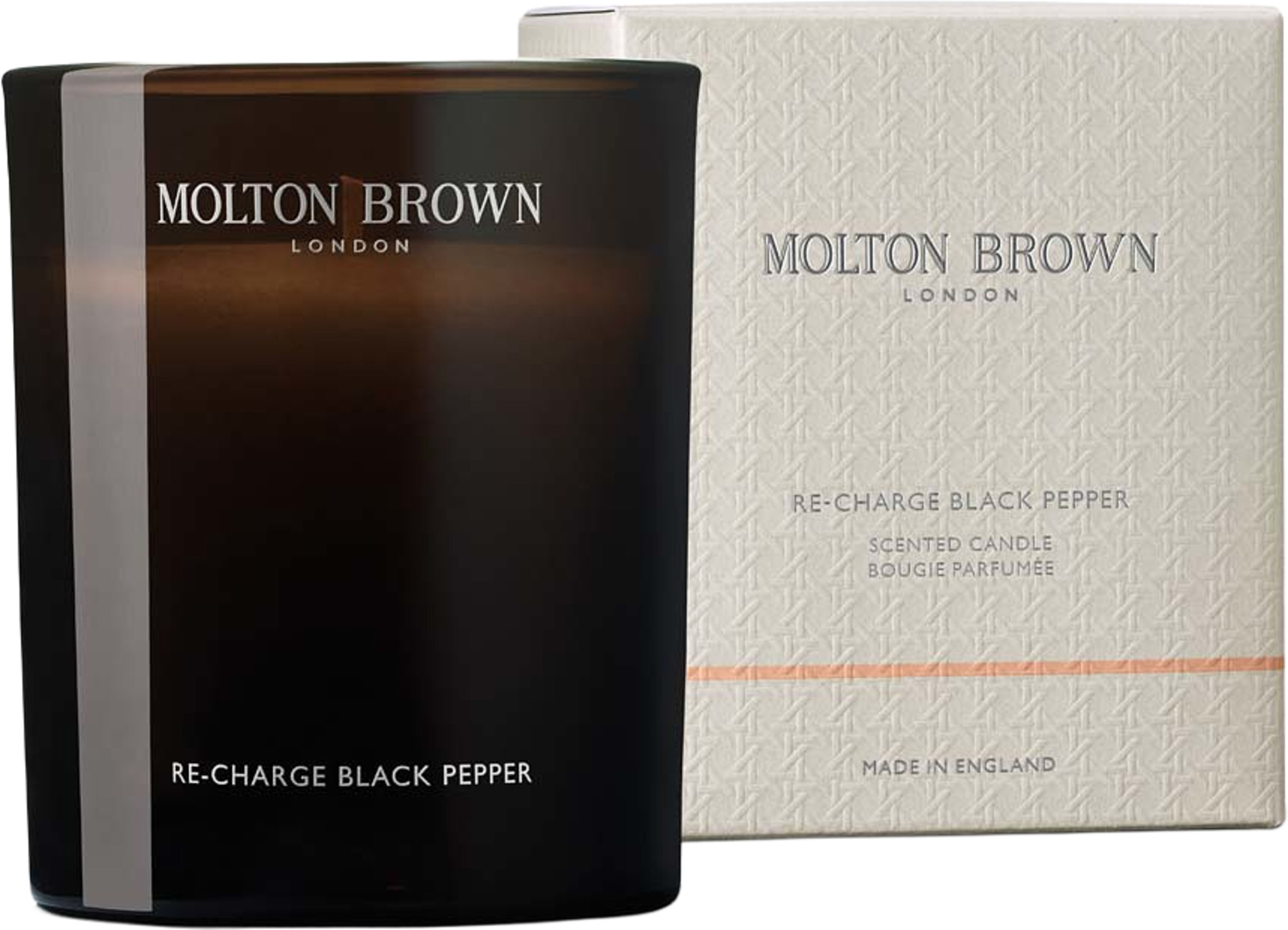 Black Pepper Signature Scented Candle Single Wick, från Molton Brown. Klicka för att öppna bilden i stort format