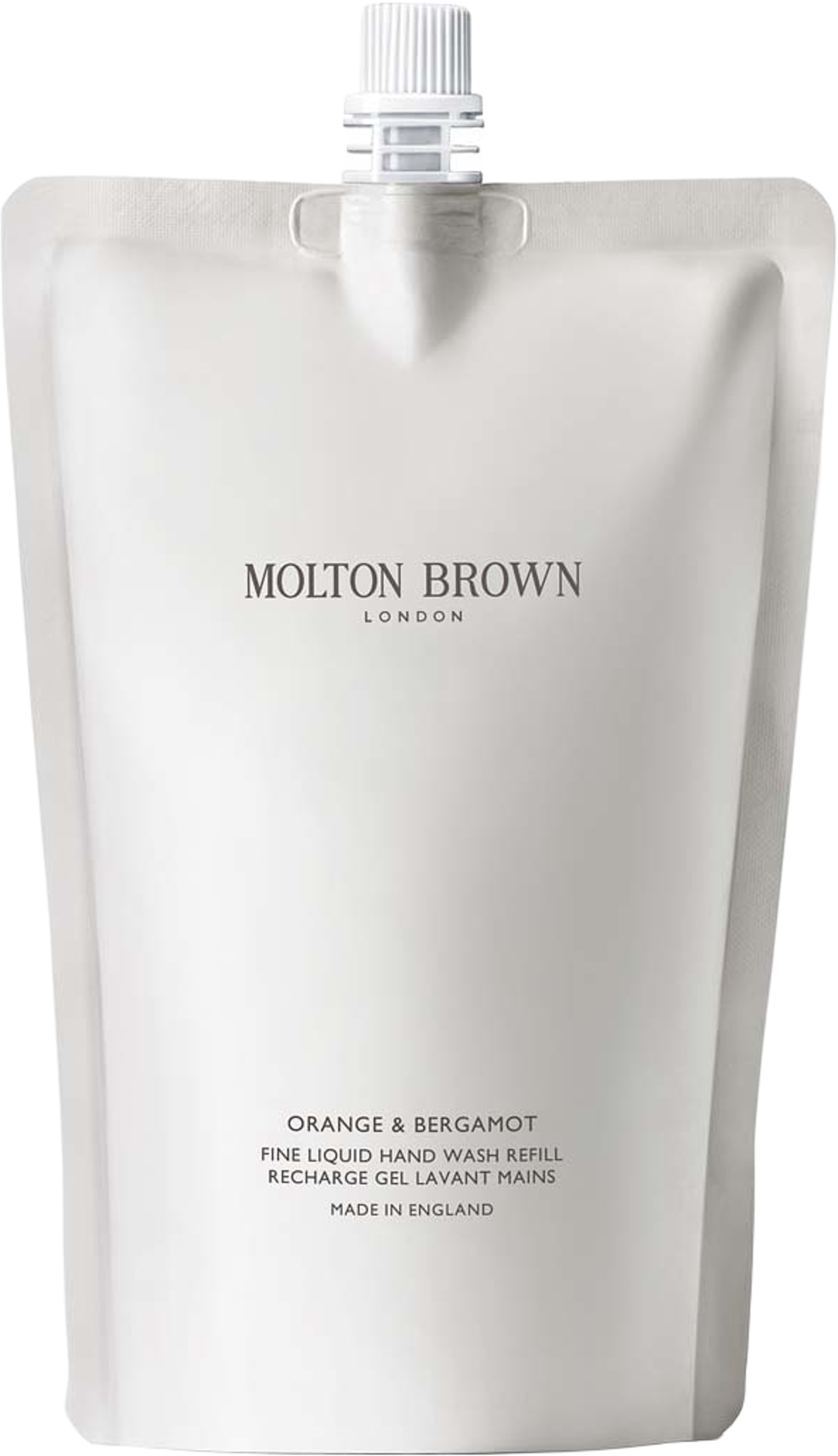 Orange & Bergamot Fine Liquid Hand Wash Refill, från Molton Brown. Klicka för att öppna bilden i stort format