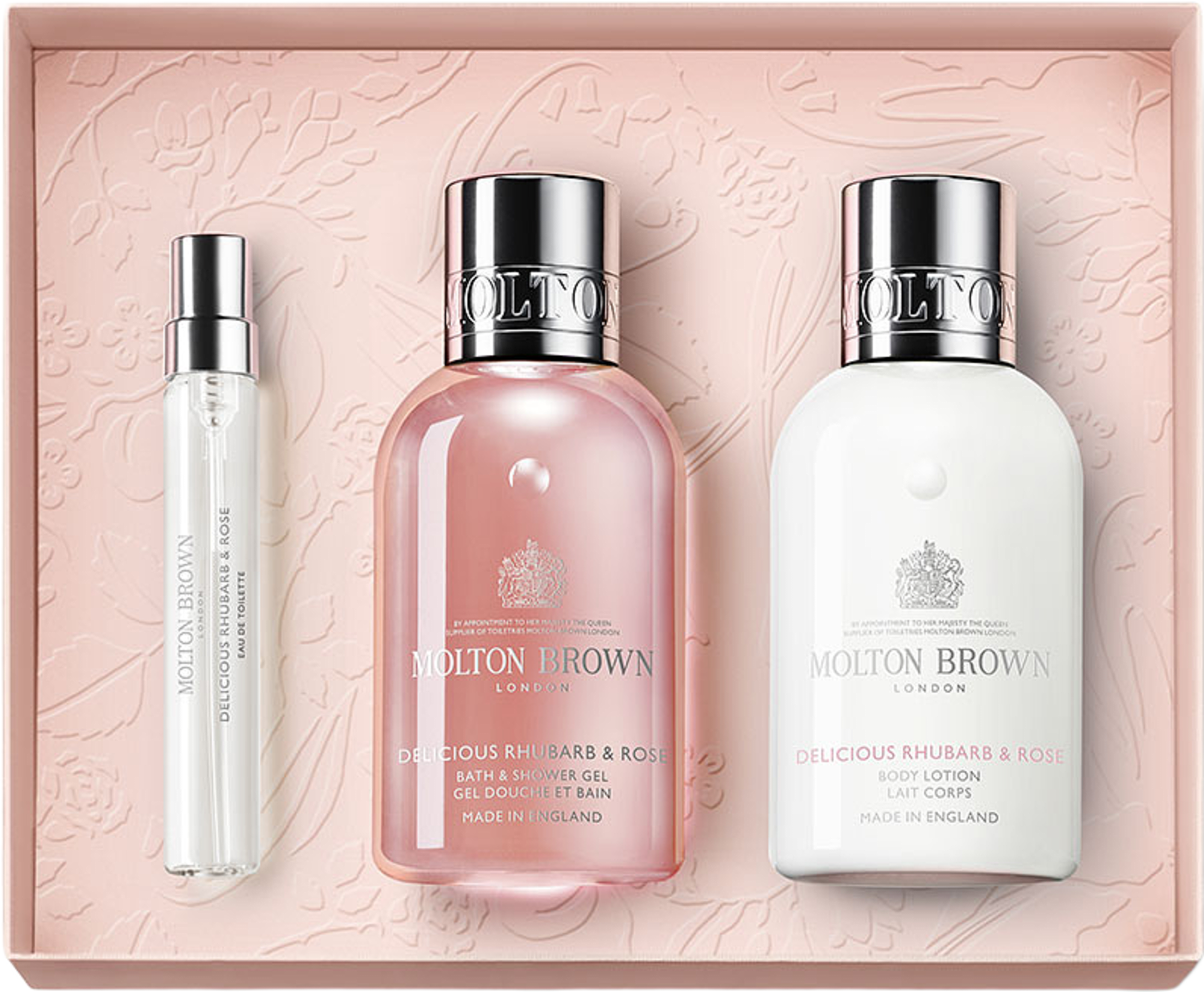 Gift Set Travel Delicious Rhubarb & Rose