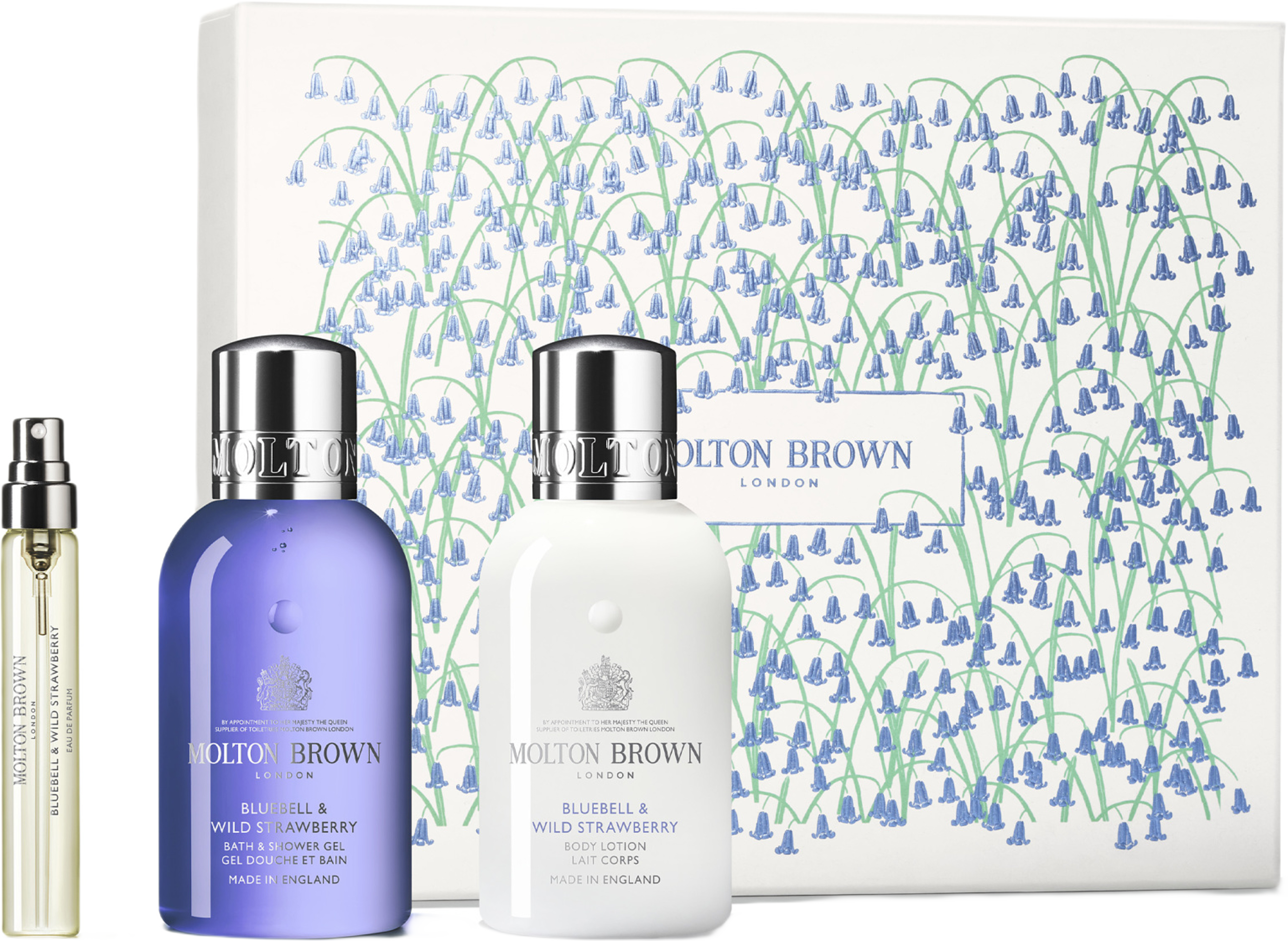 Bluebell & Wild Strawberry Travel Gift Set