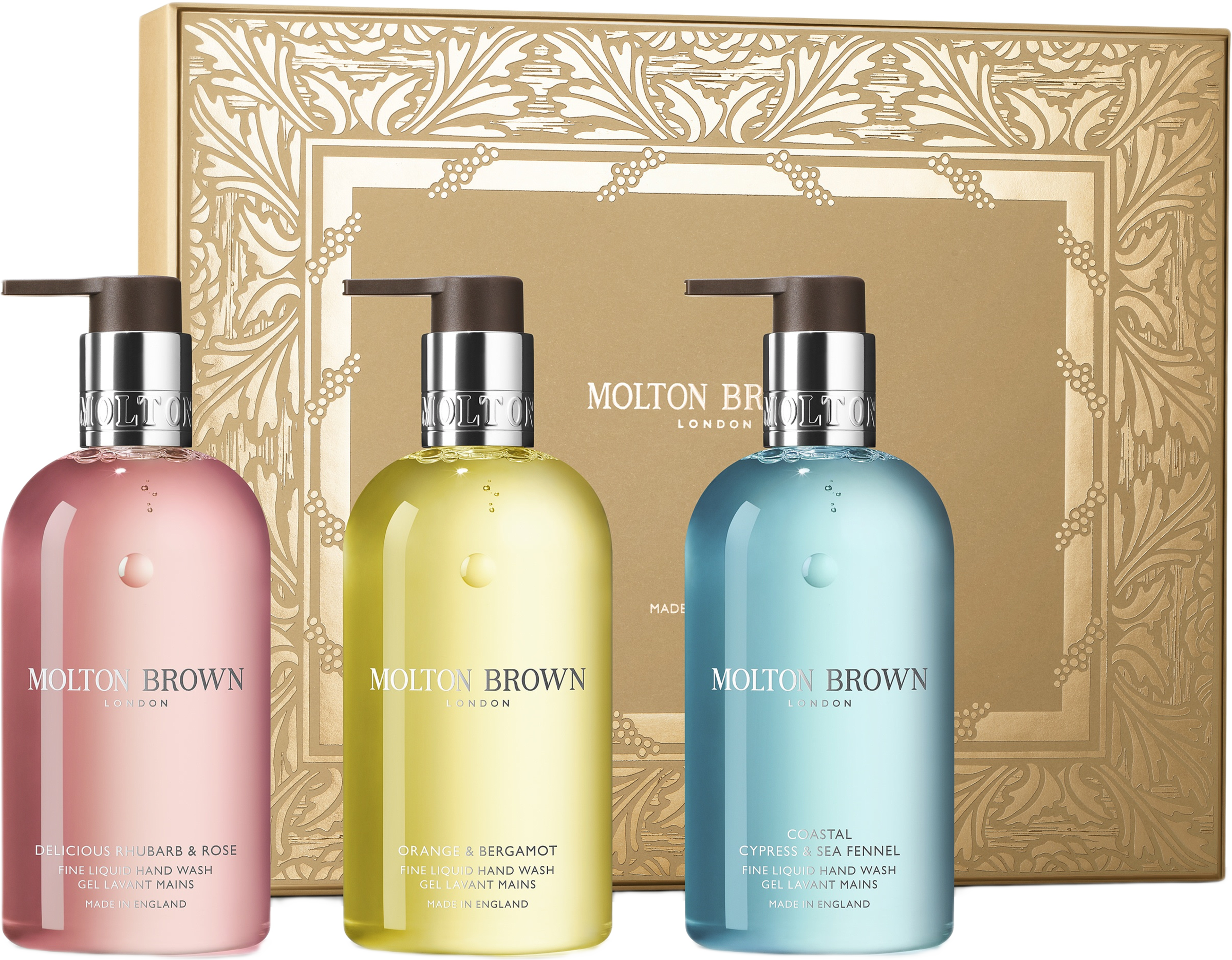 Gift Set Floral & Aromatic Hand Care Collection, från Molton Brown. Klicka för att öppna bilden i stort format