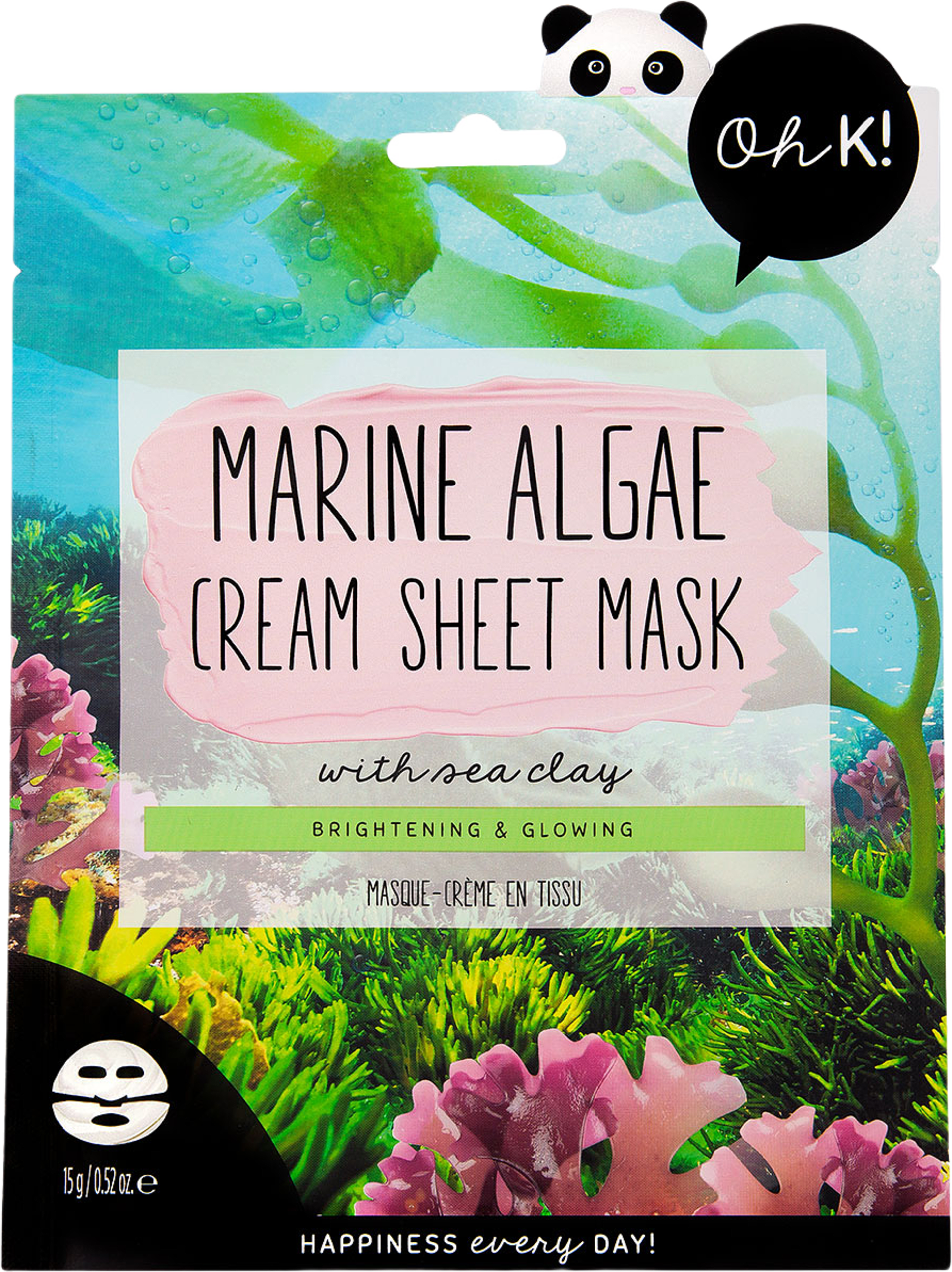 Marine Algae and Sea Clay Cream Sheet Mask