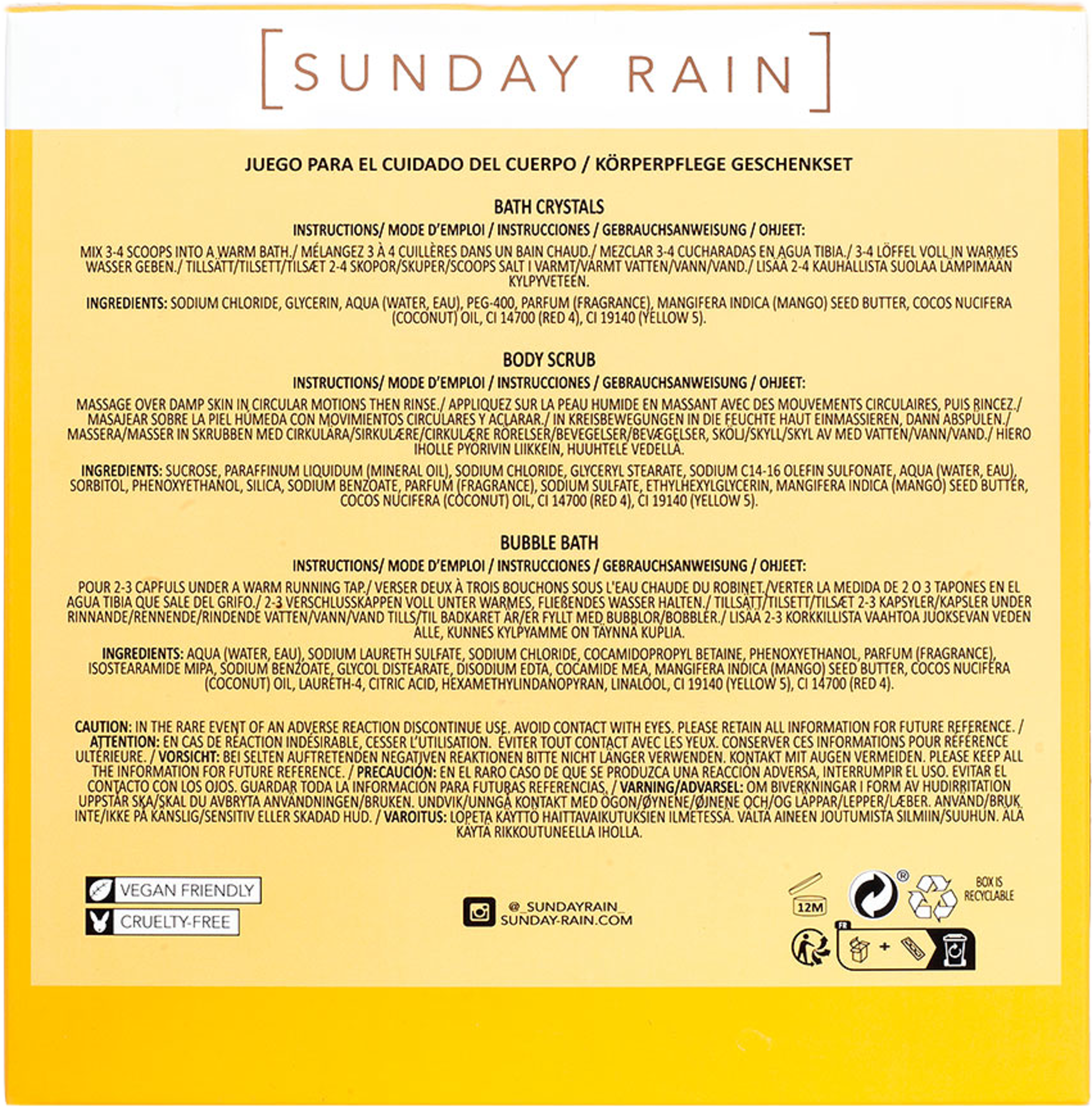 Mango & Coconut Trio, från Sunday Rain. Klicka för att öppna bilden i stort format