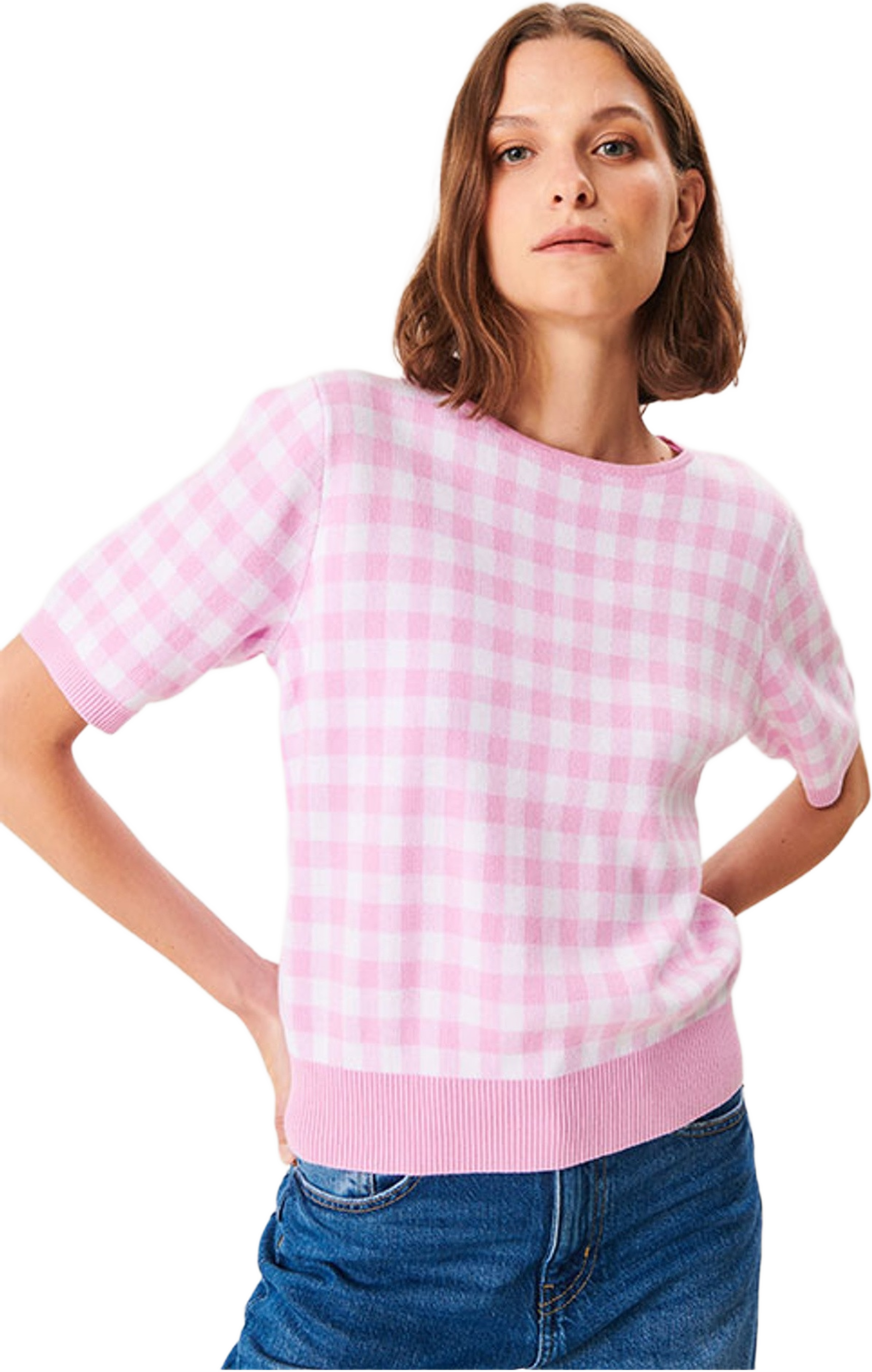 Bess Jumper - Pink, från Jumperfabriken, i färgen pink. Klicka för att öppna bilden i stort format