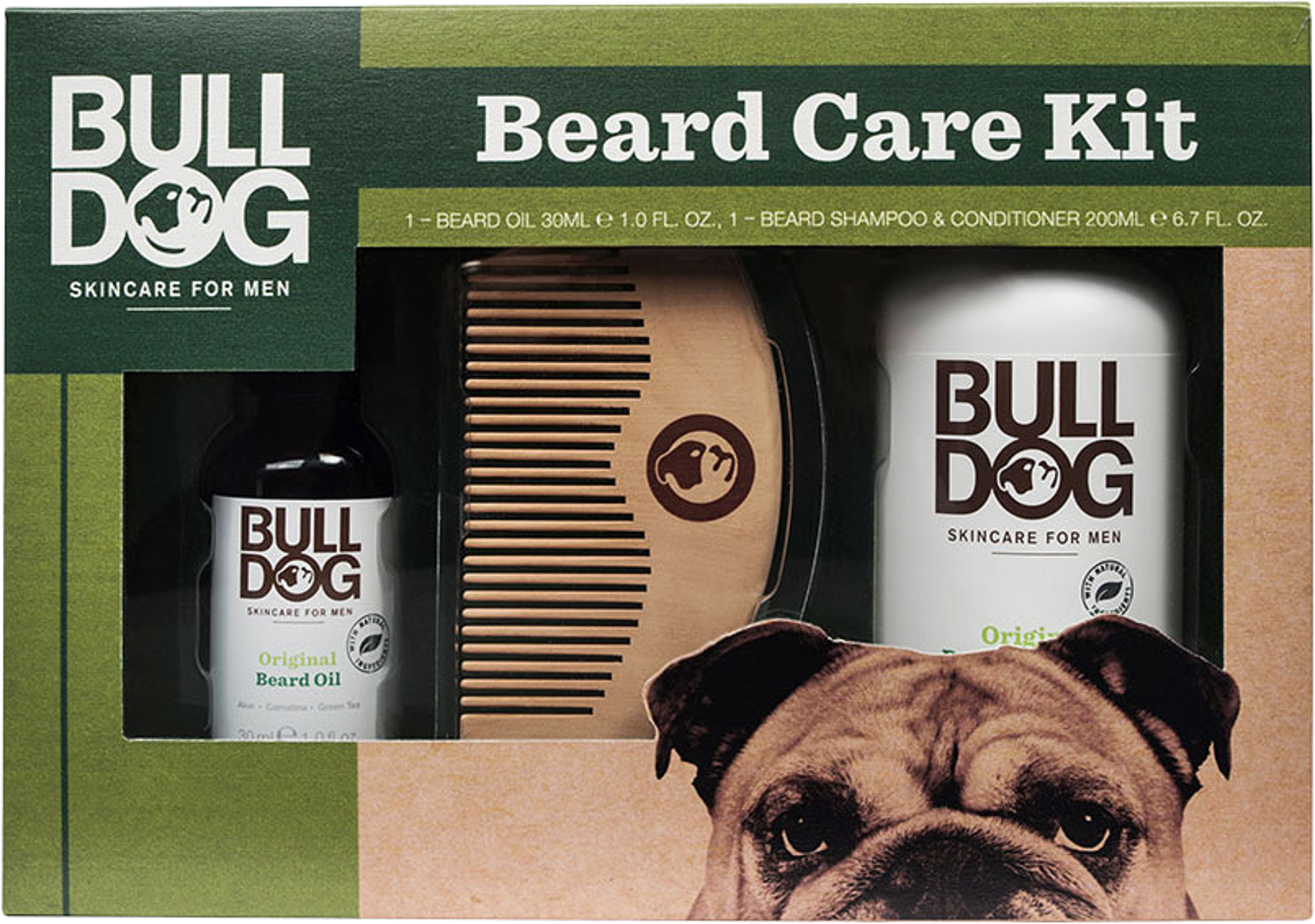 Original Beard Care Kit, från Bulldog. Klicka för att öppna bilden i stort format