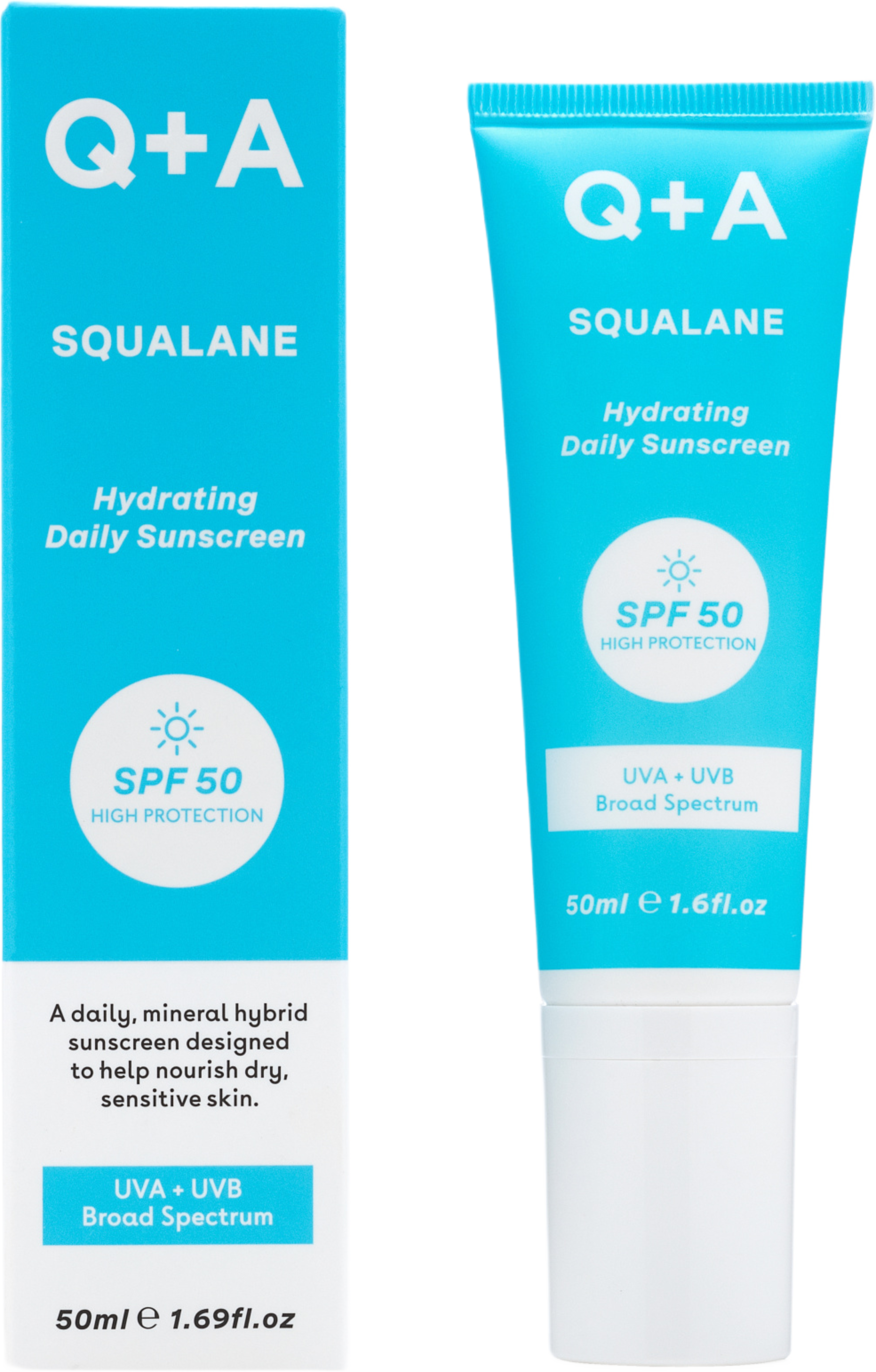 Squalane Hydrating Face Sunscreen SPF 50