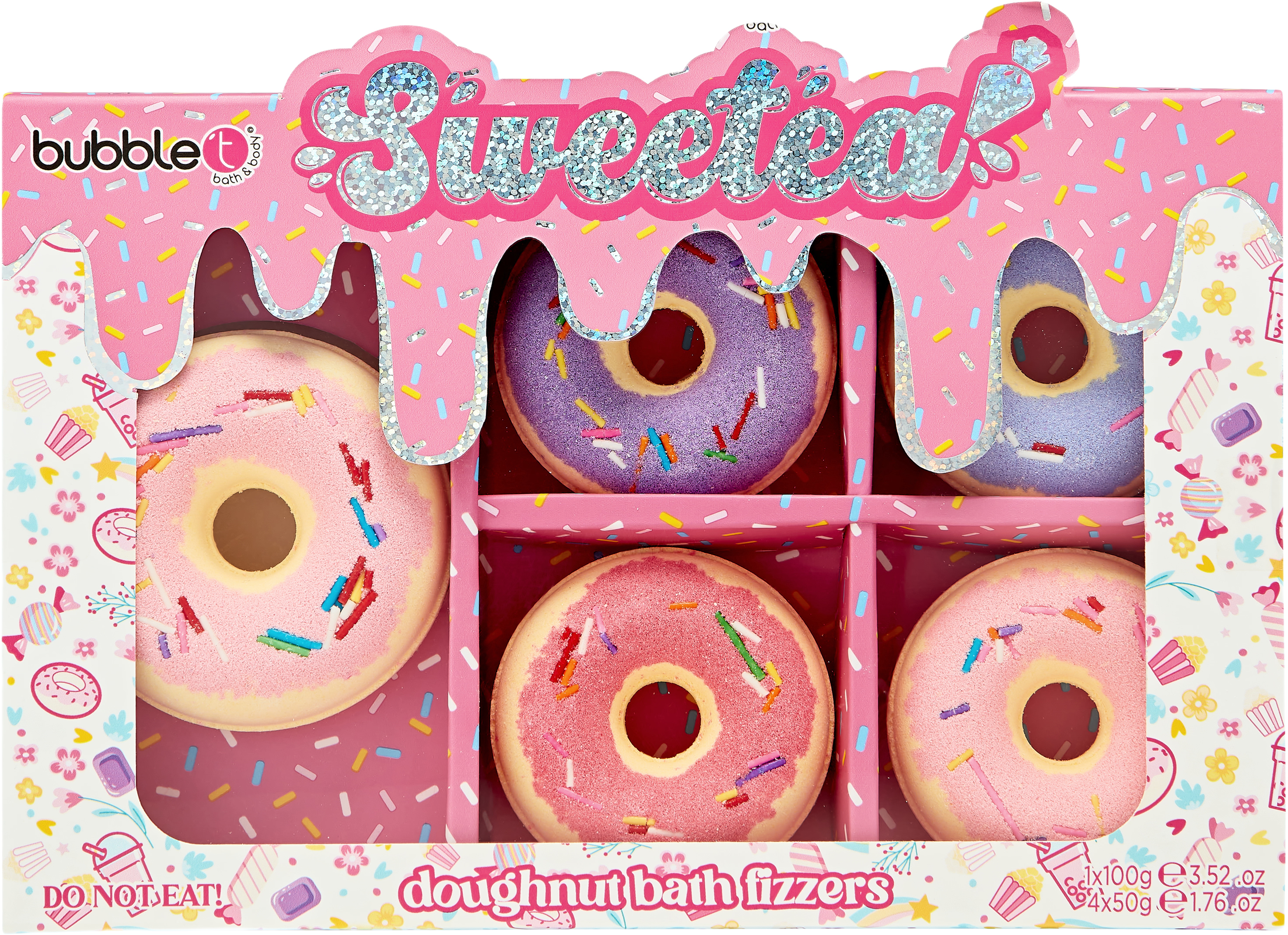Sweetea Donut Bath Fizzer Set, från BubbleT. Klicka för att öppna bilden i stort format