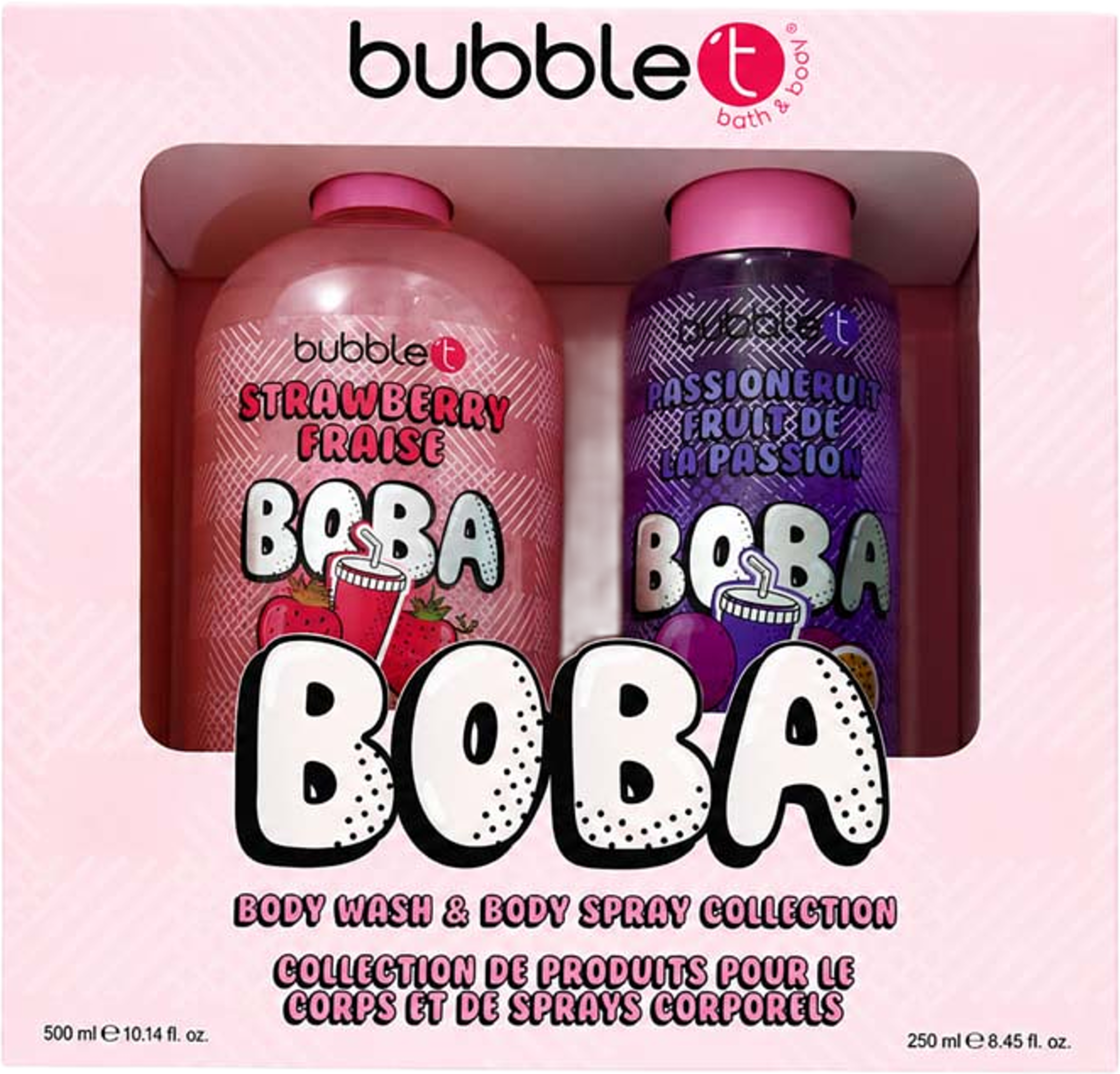 Boba Body Wash & Spray Duo, från BubbleT. Klicka för att öppna bilden i stort format
