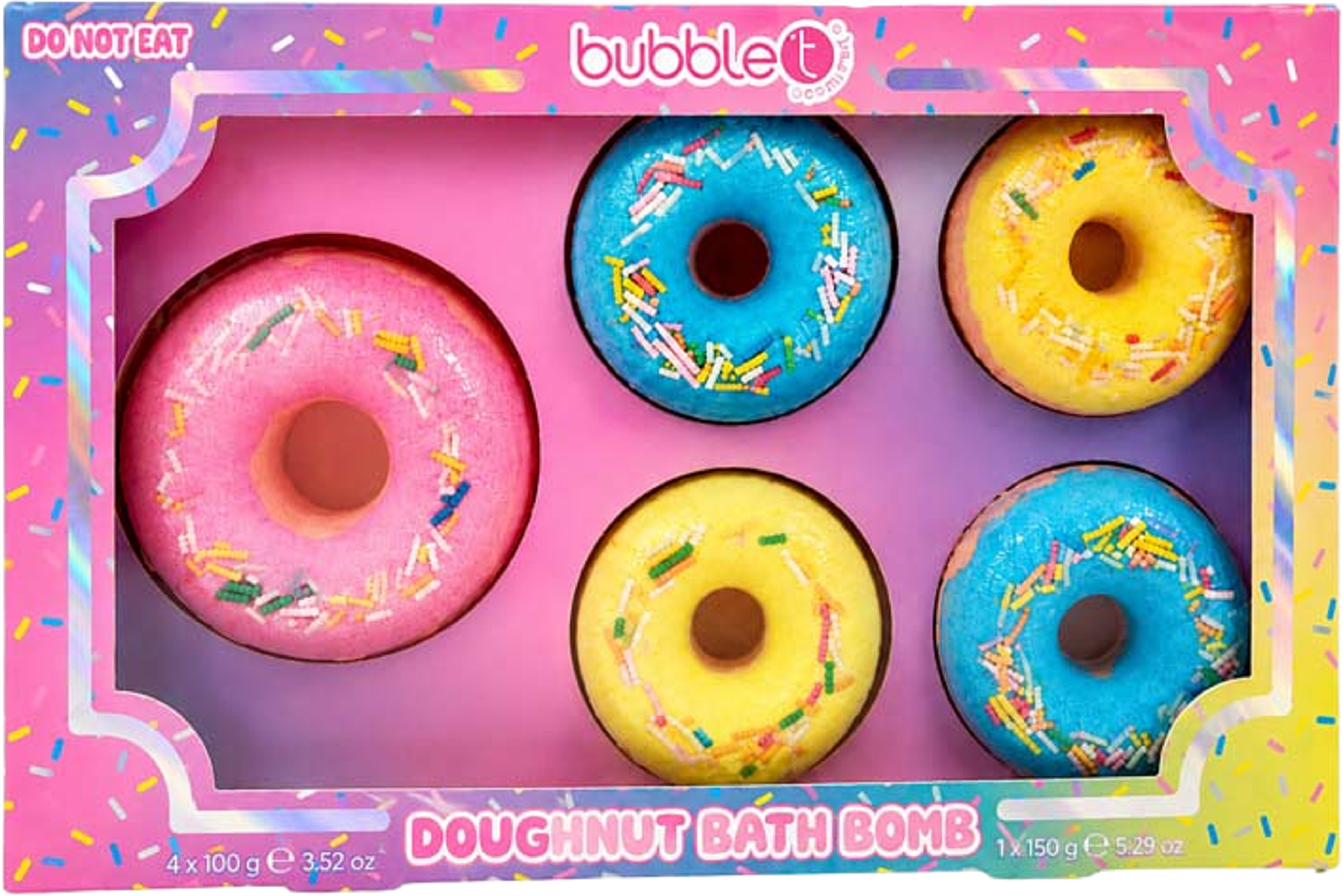 Bakery Doughnut Bath Fizzer Set, från BubbleT. Klicka för att öppna bilden i stort format