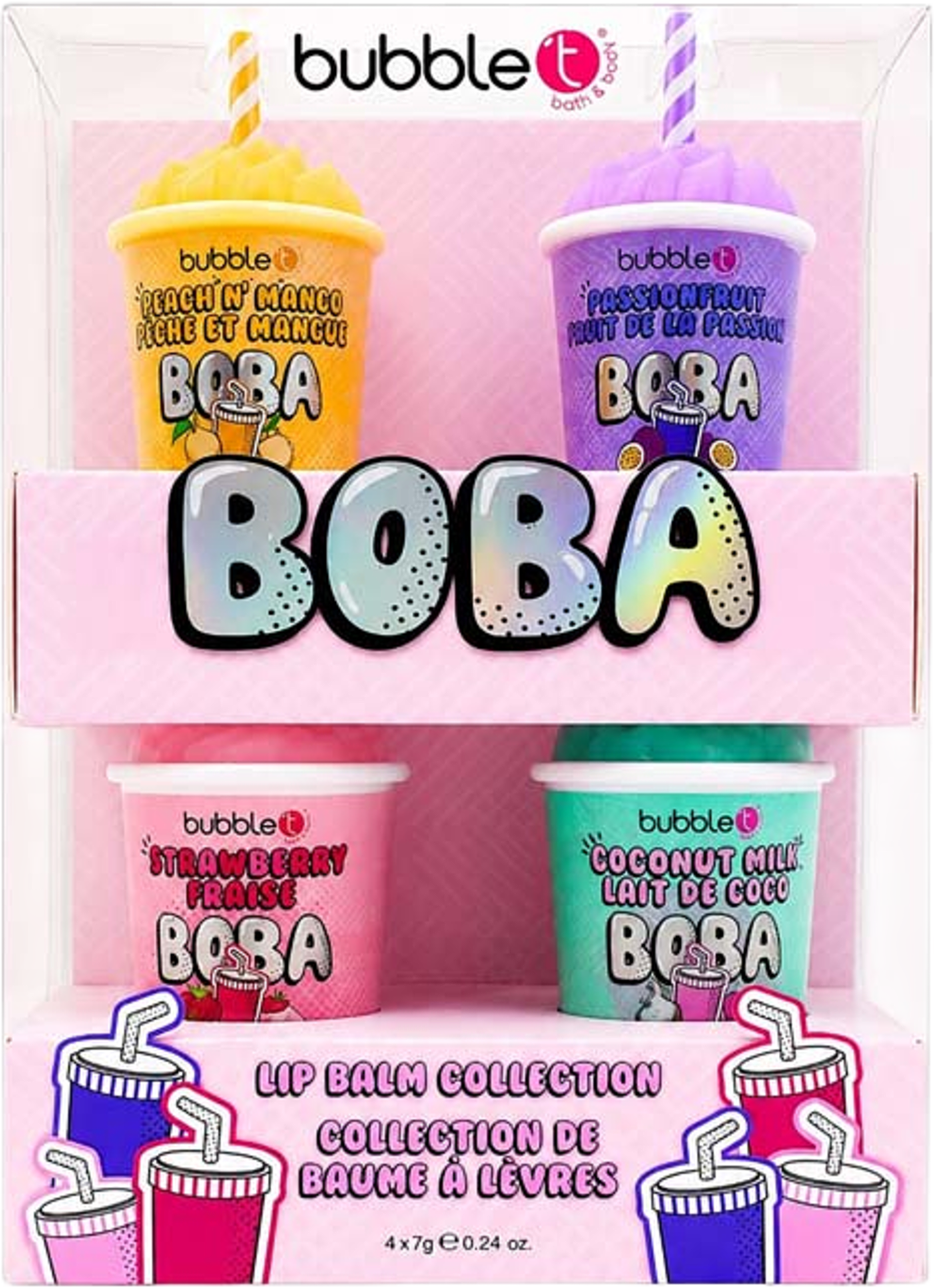 Boba Lip Balm Set, från BubbleT. Klicka för att öppna bilden i stort format