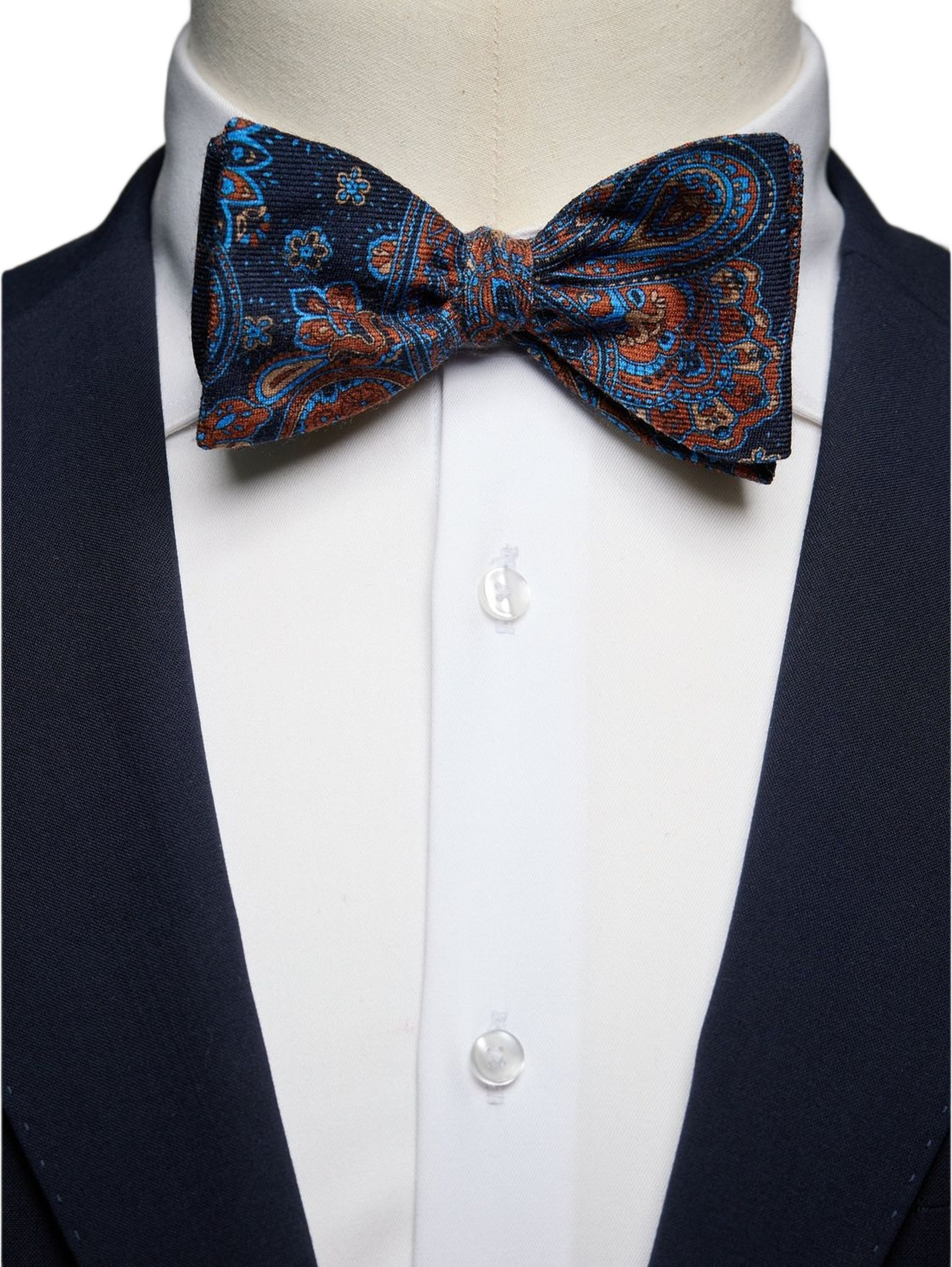 Bow Tie Wool Paisley