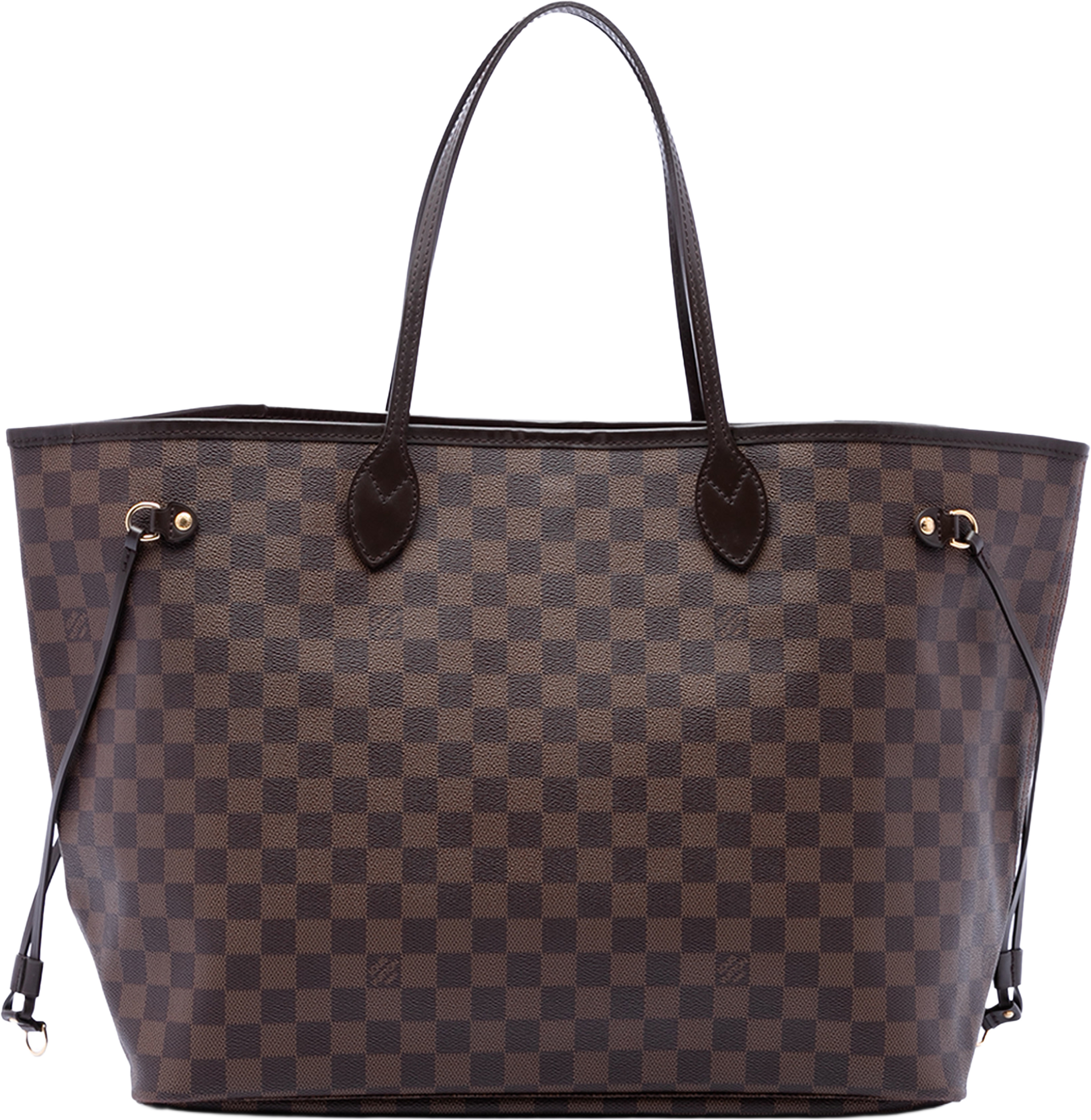 Louis Vuitton Damier Ebene Neverfull Gm, från Luxclusif, i färgen brown. Klicka för att öppna bilden i stort format