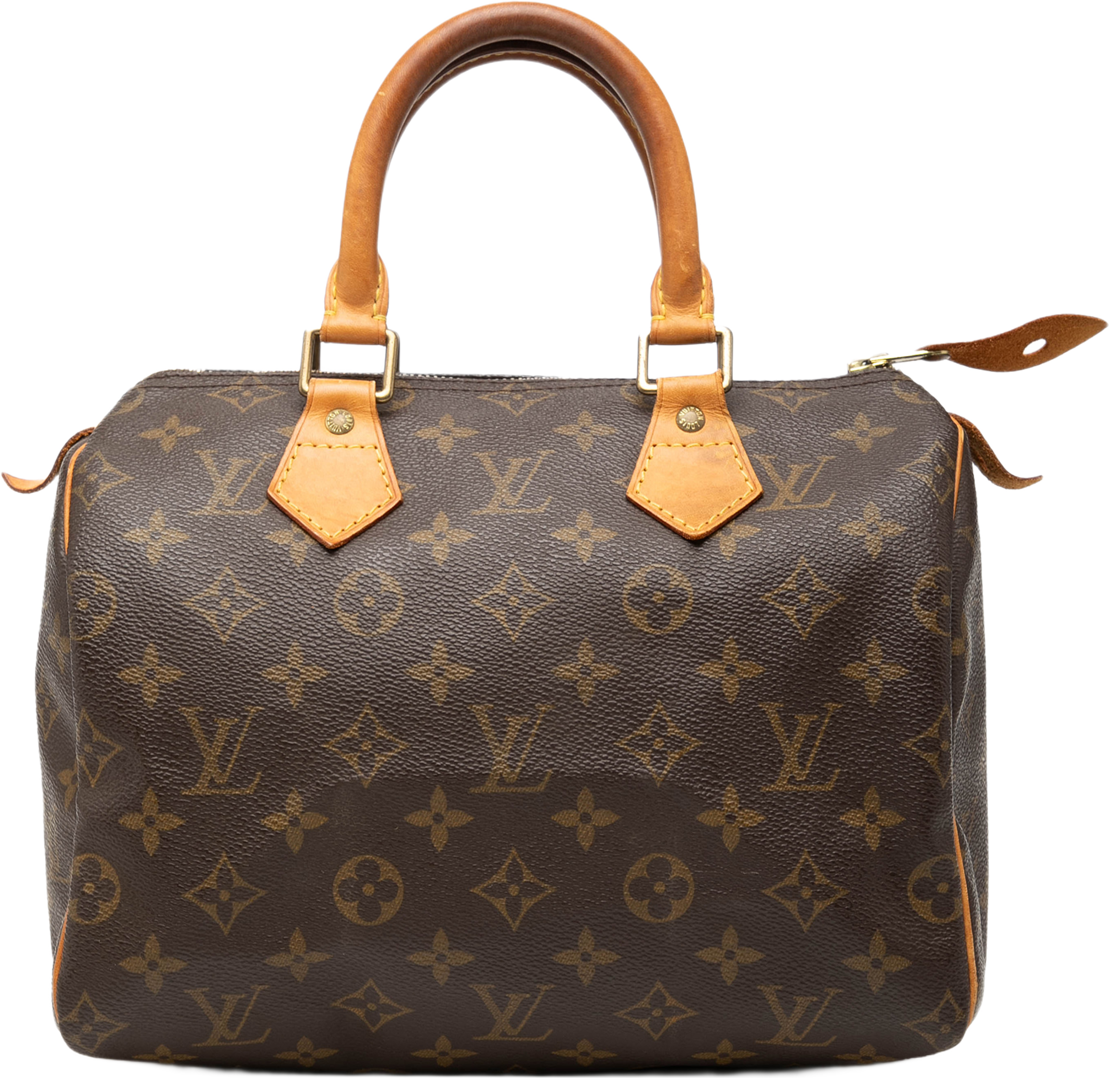 Louis Vuitton Monogram Speedy 25, från Luxclusif, i färgen brown. Klicka för att öppna bilden i stort format