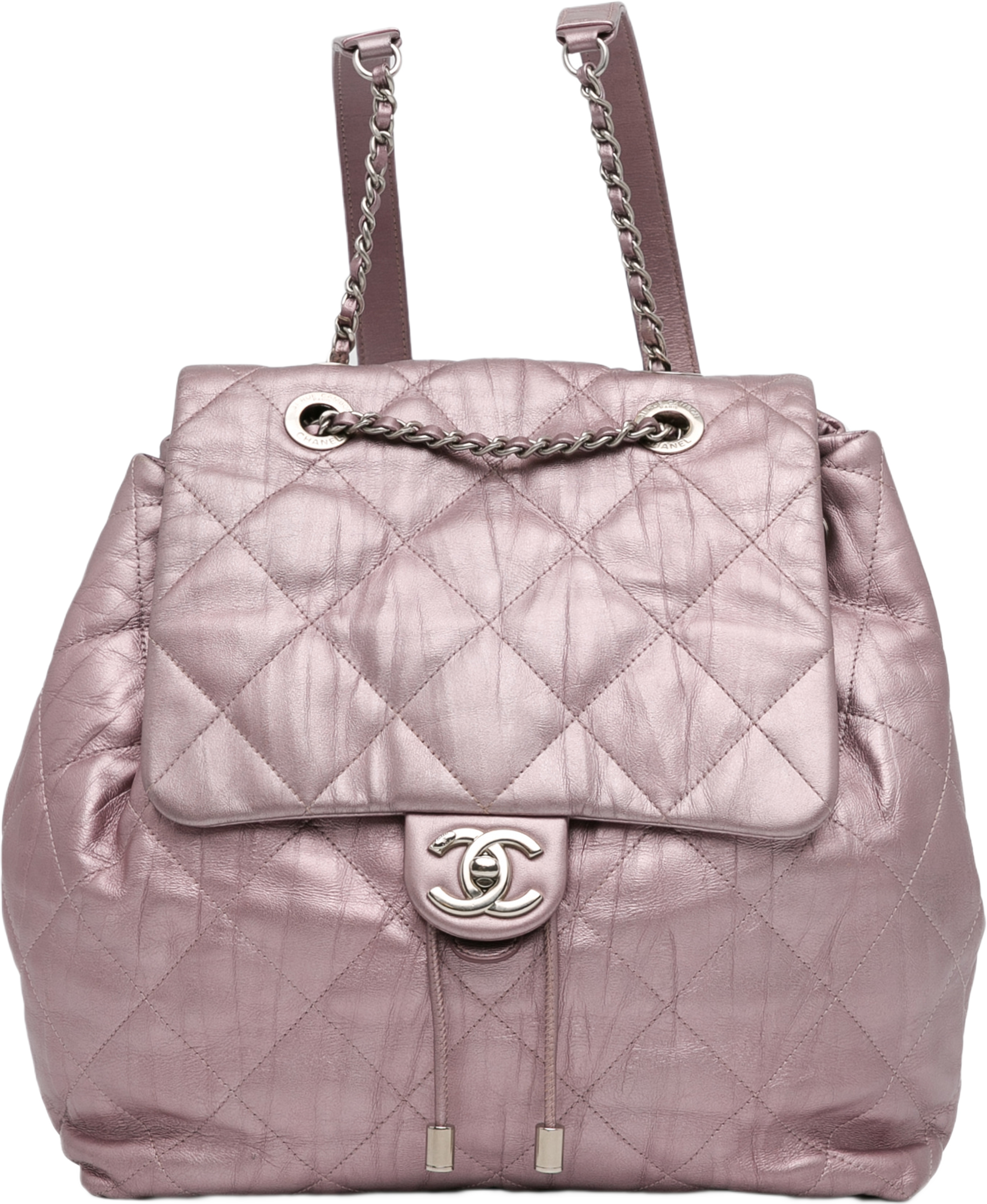 Chanel Quilted Iridescent Calfskin Ground Control Backpack