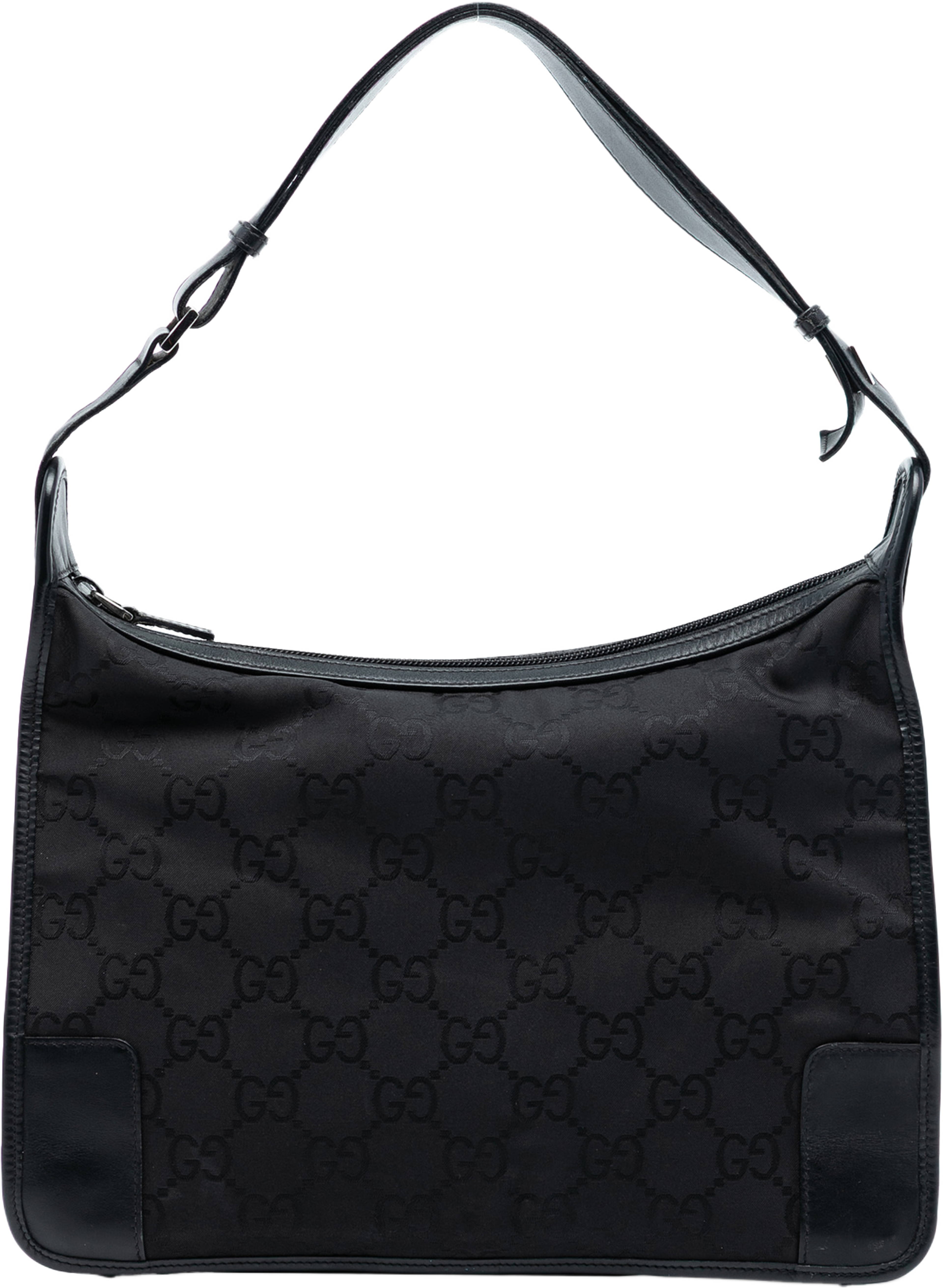 Gucci Gg Nylon Shoulder Bag, från Luxclusif, i färgen black. Klicka för att öppna bilden i stort format