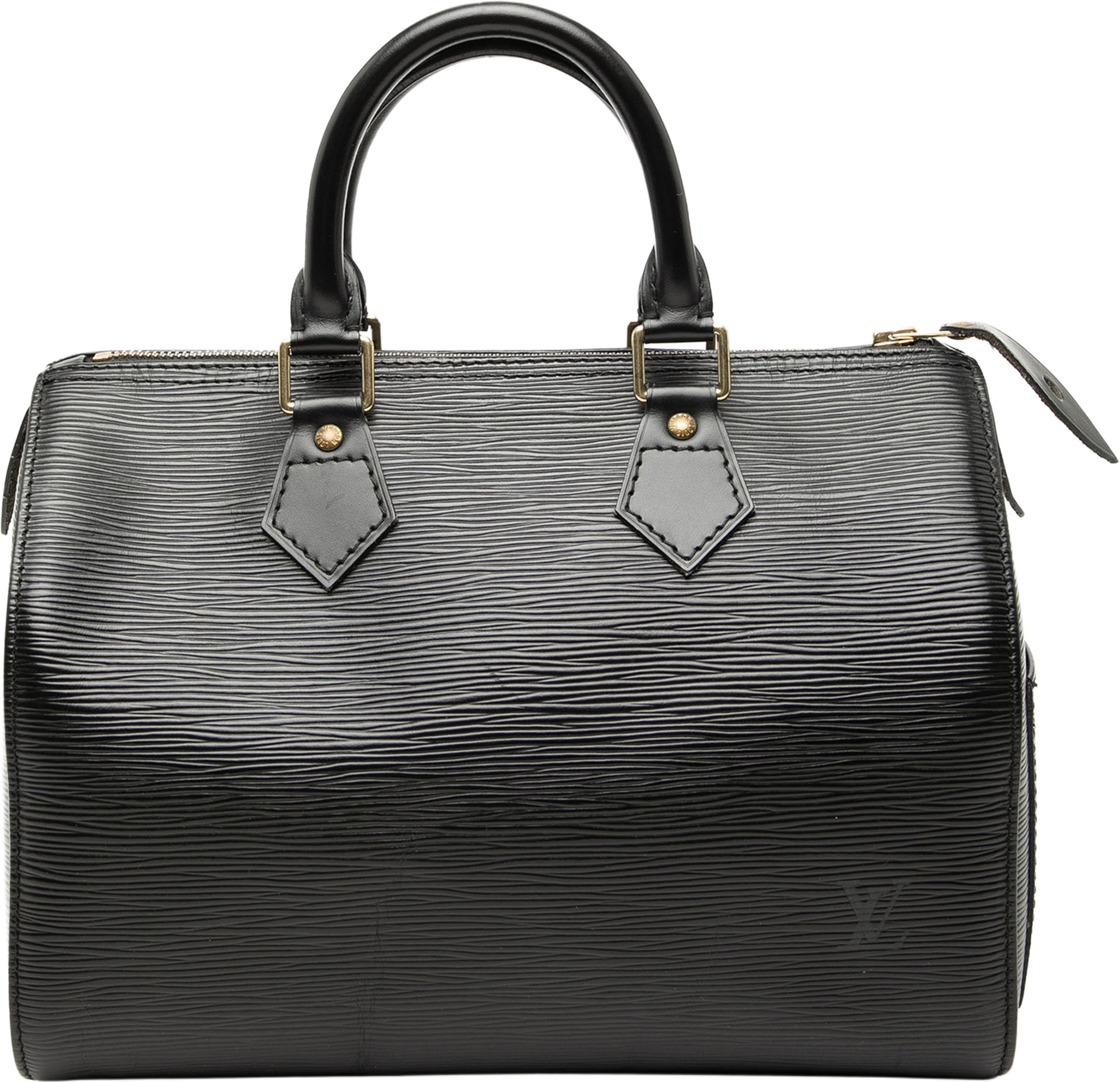 Louis Vuitton Epi Speedy 25, från Luxclusif, i färgen black. Klicka för att öppna bilden i stort format
