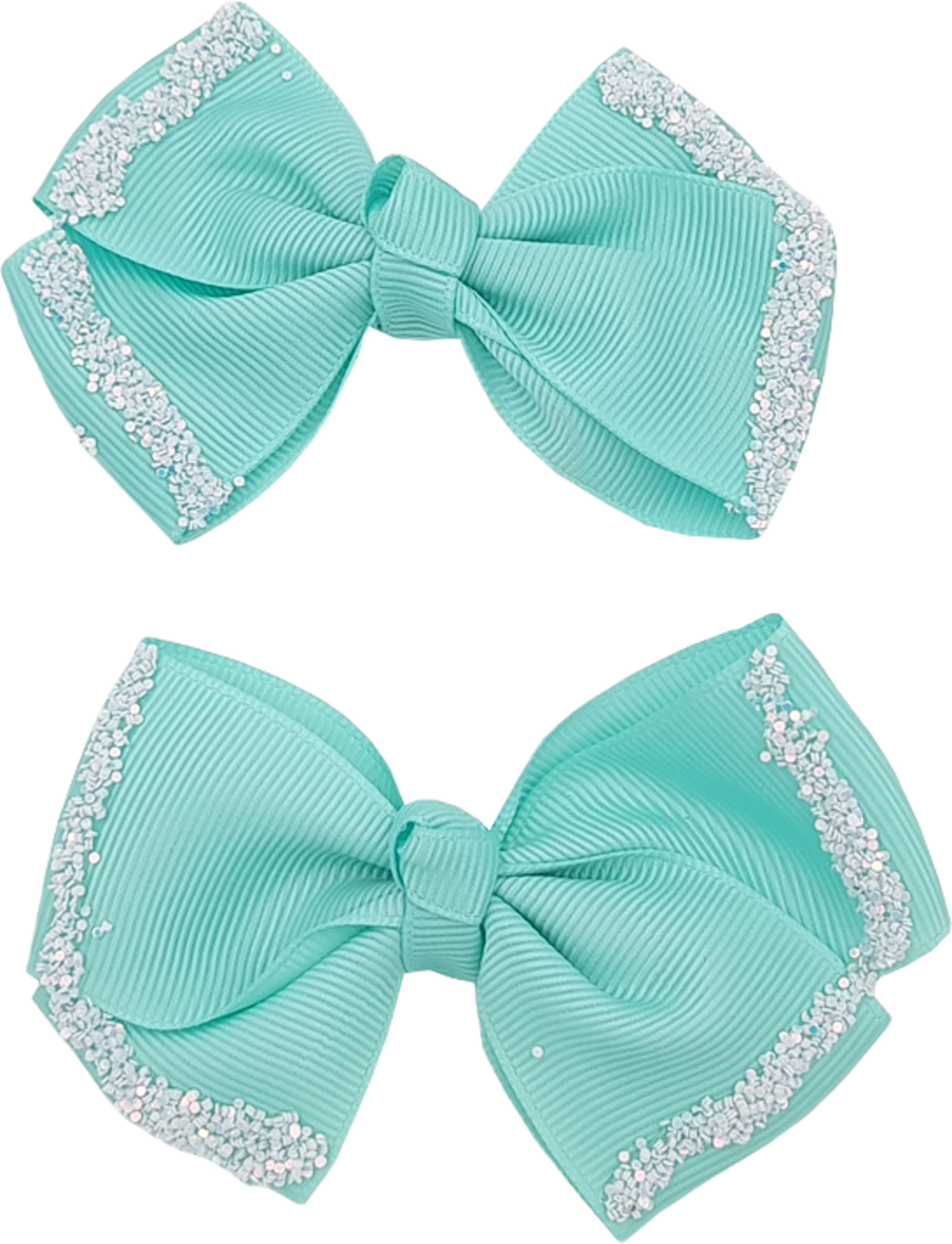 2 Pack Rosett Med Glitter