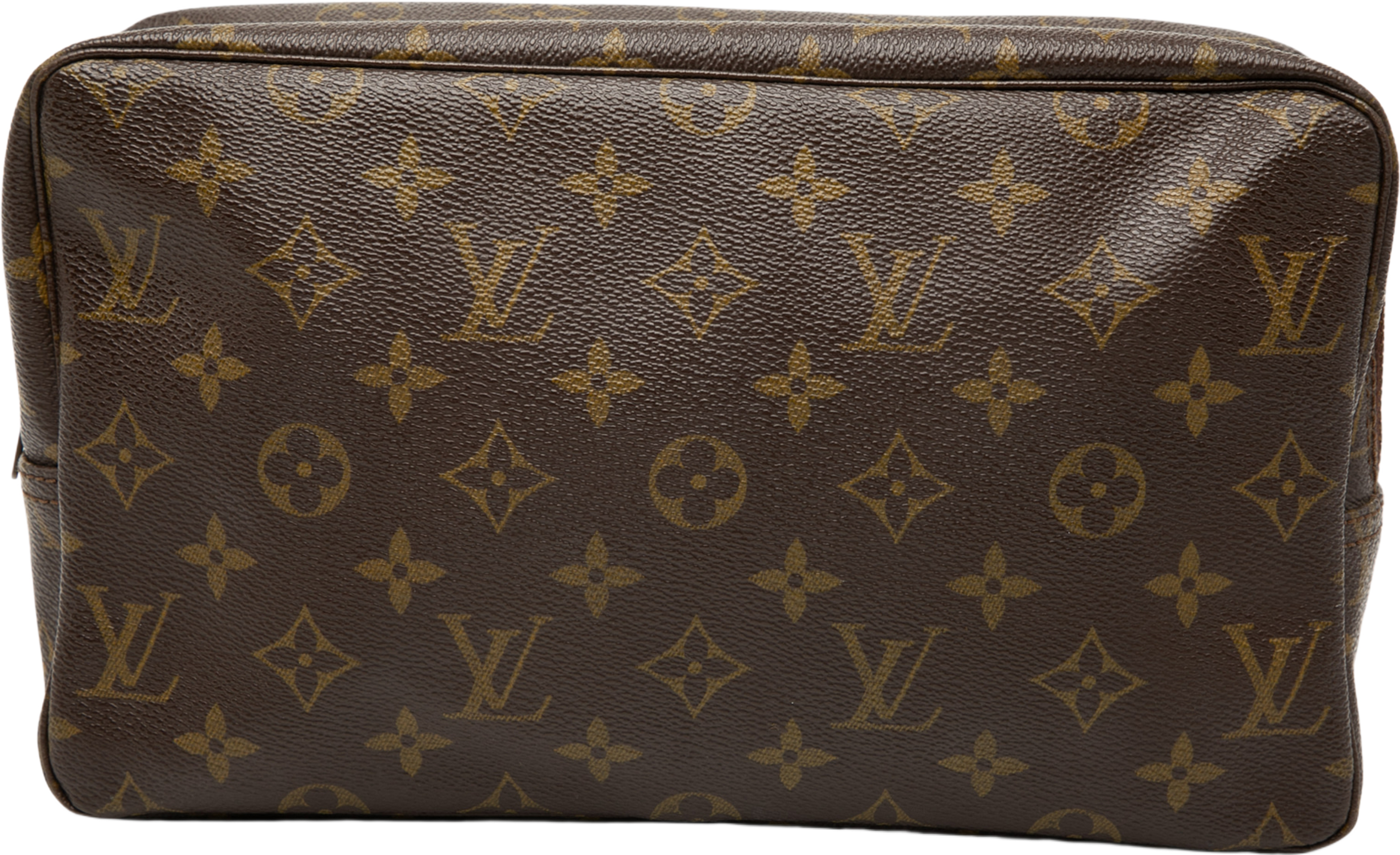 Louis Vuitton Monogram Trousse Toilette 28, från Luxclusif, i färgen brown. Klicka för att öppna bilden i stort format