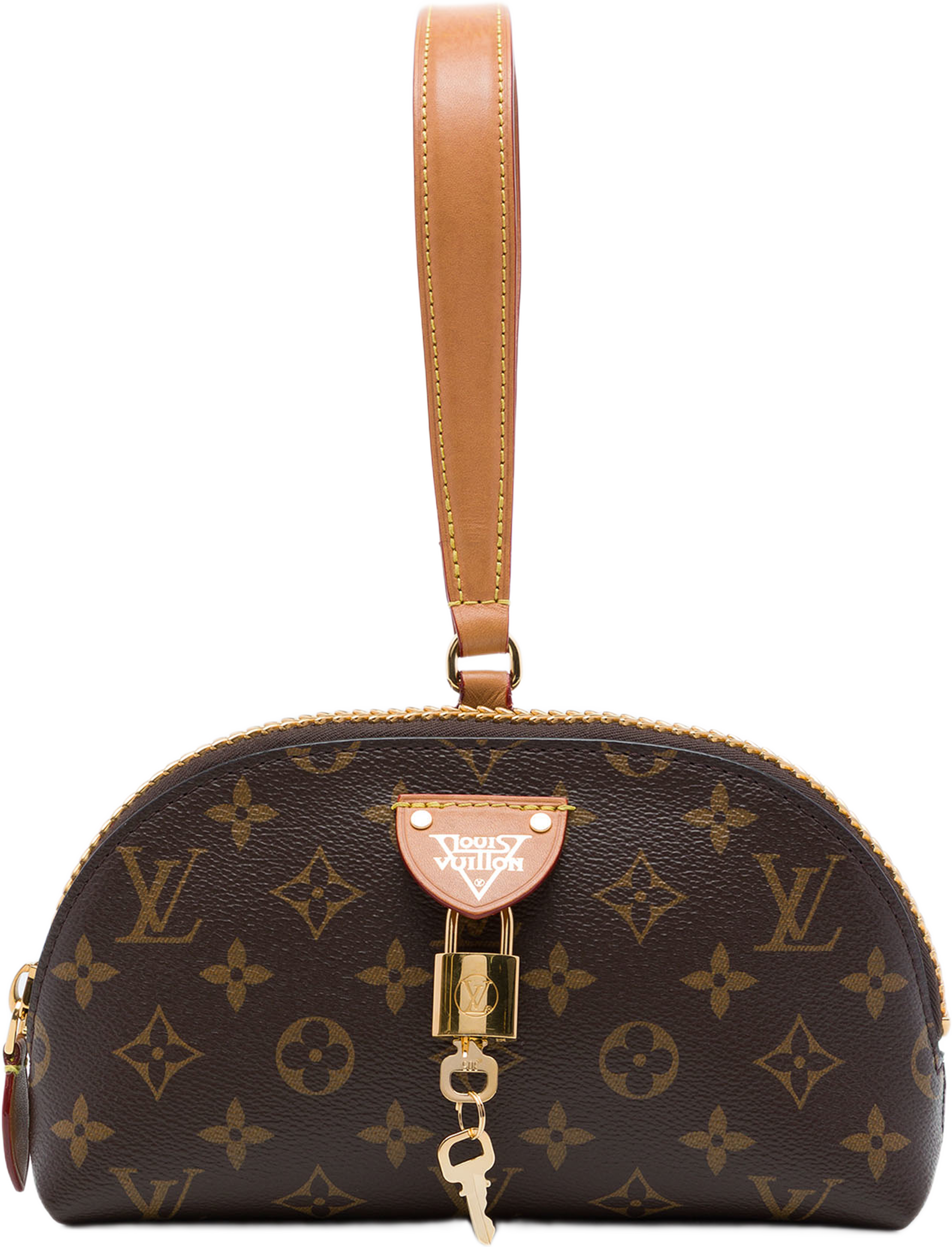 Louis Vuitton Monogram Moon Pochette, från Luxclusif, i färgen brun. Klicka för att öppna bilden i stort format