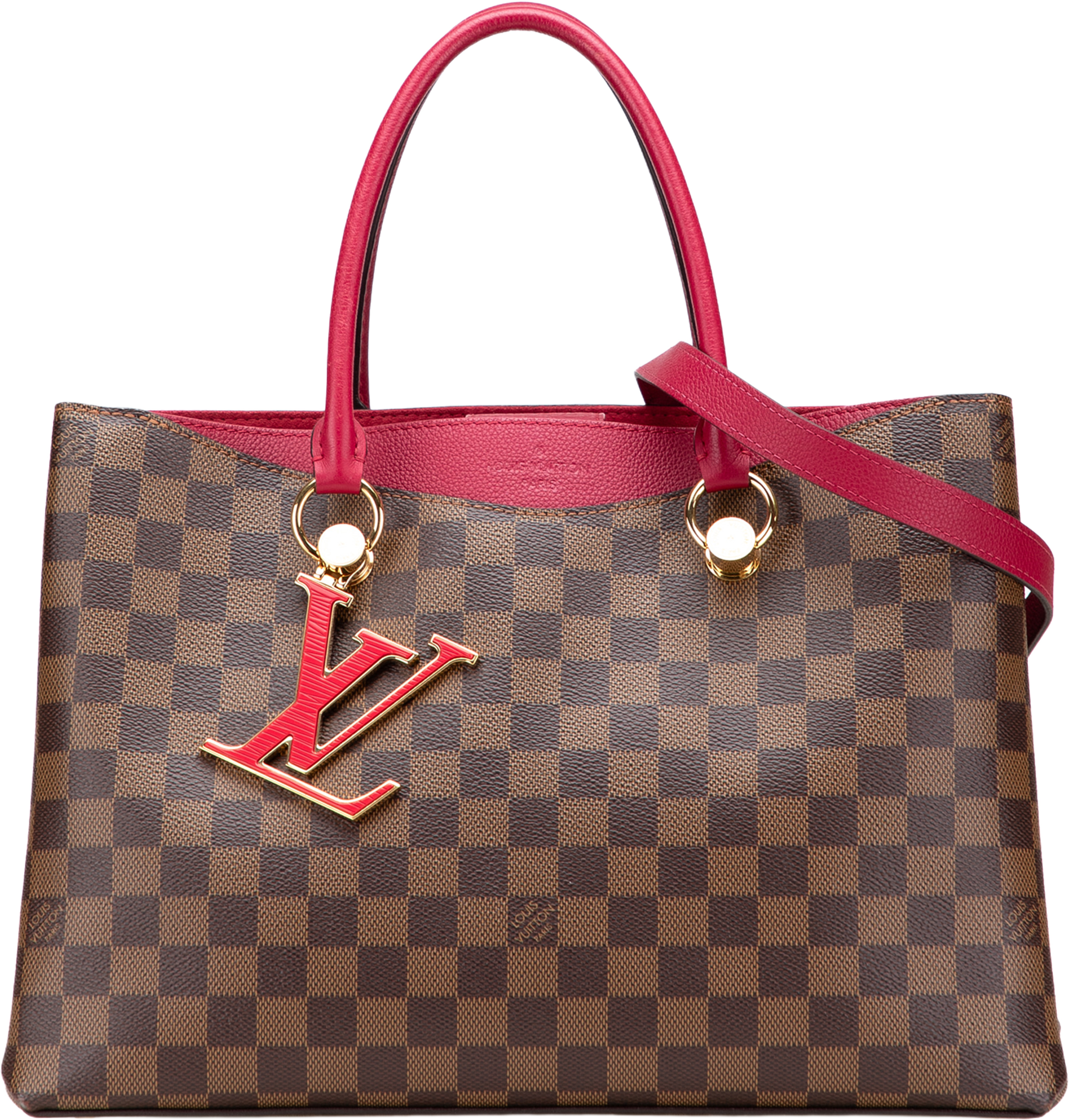 Louis Vuitton Damier Ebene Riverside, från Luxclusif, i färgen brown. Klicka för att öppna bilden i stort format