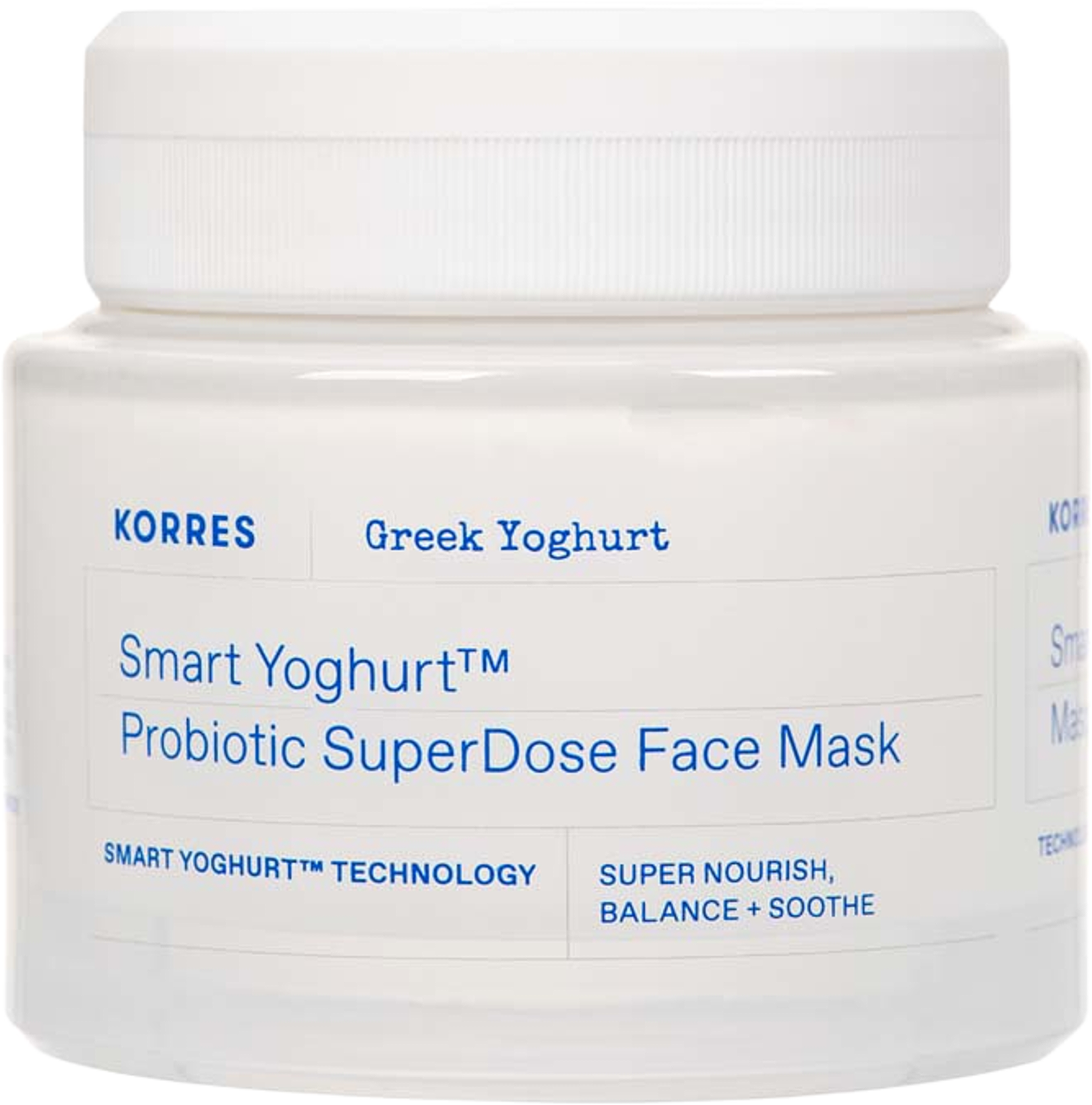 Smart Yoghurt™ Probiotic SuperDose Face Mask, från Korres. Klicka för att öppna bilden i stort format
