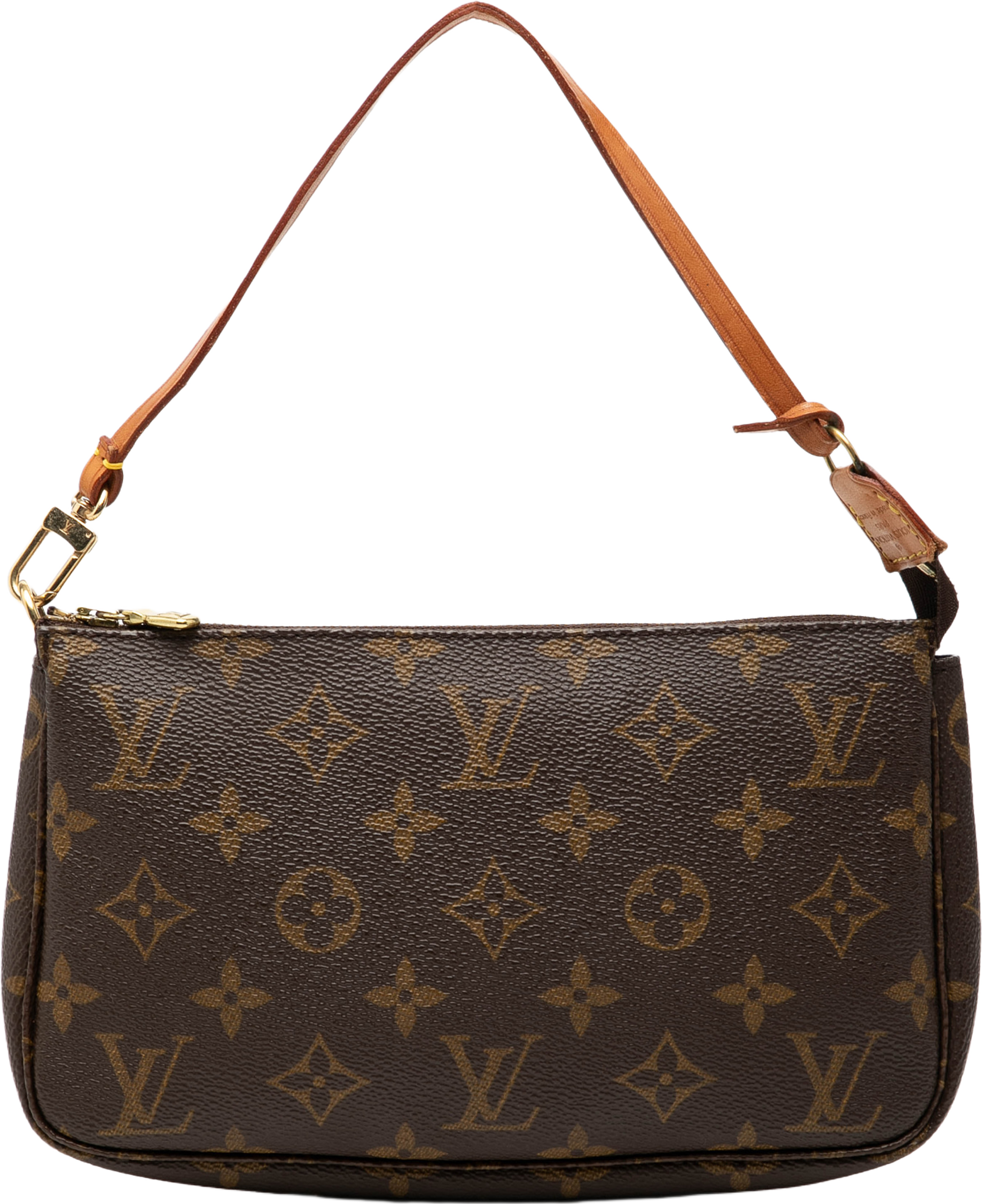 Louis Vuitton Monogram Pochette Accessoires, från Luxclusif, i färgen brown. Klicka för att öppna bilden i stort format