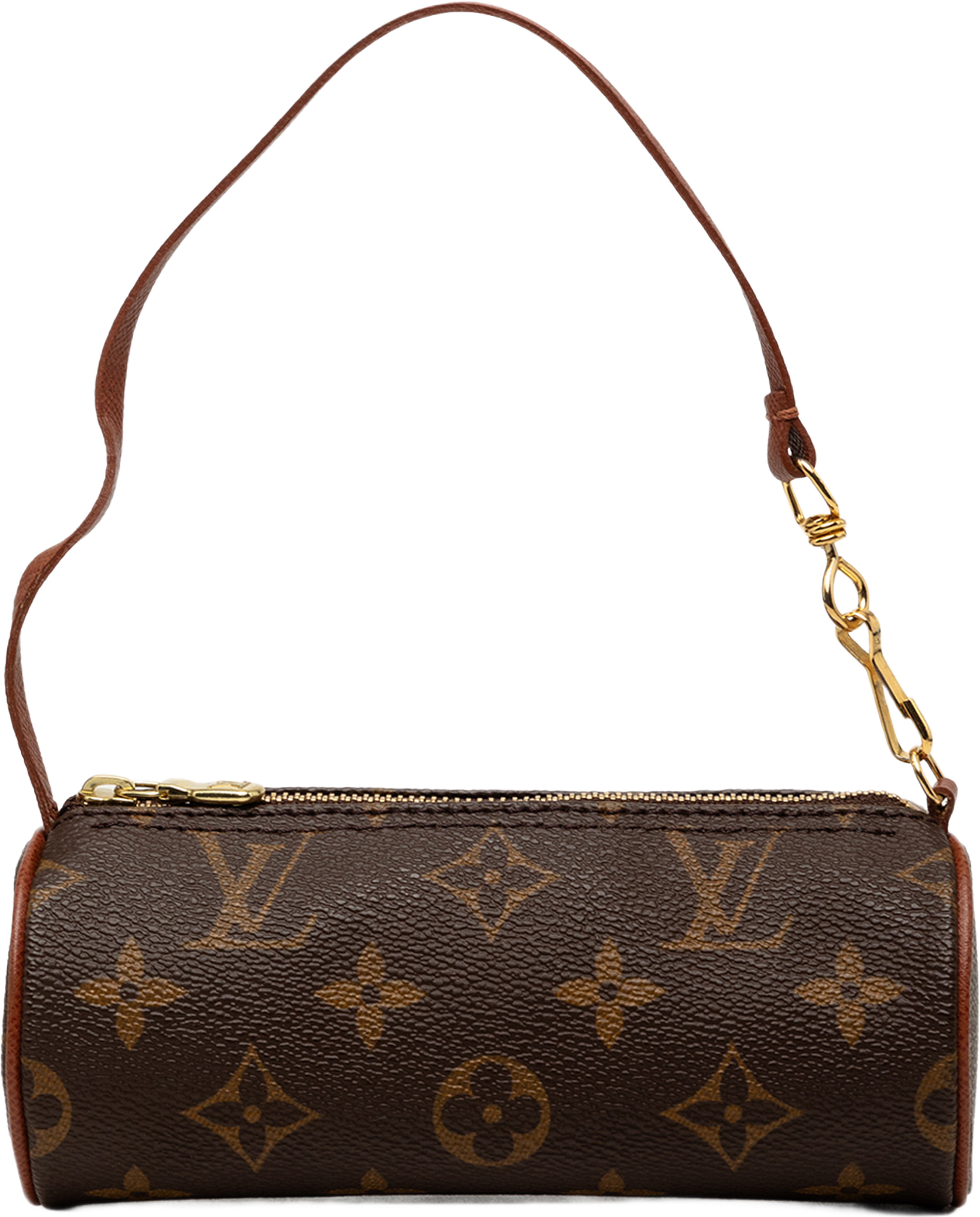 Louis Vuitton Monogram Papillon Pochette, från Luxclusif, i färgen brun. Klicka för att öppna bilden i stort format