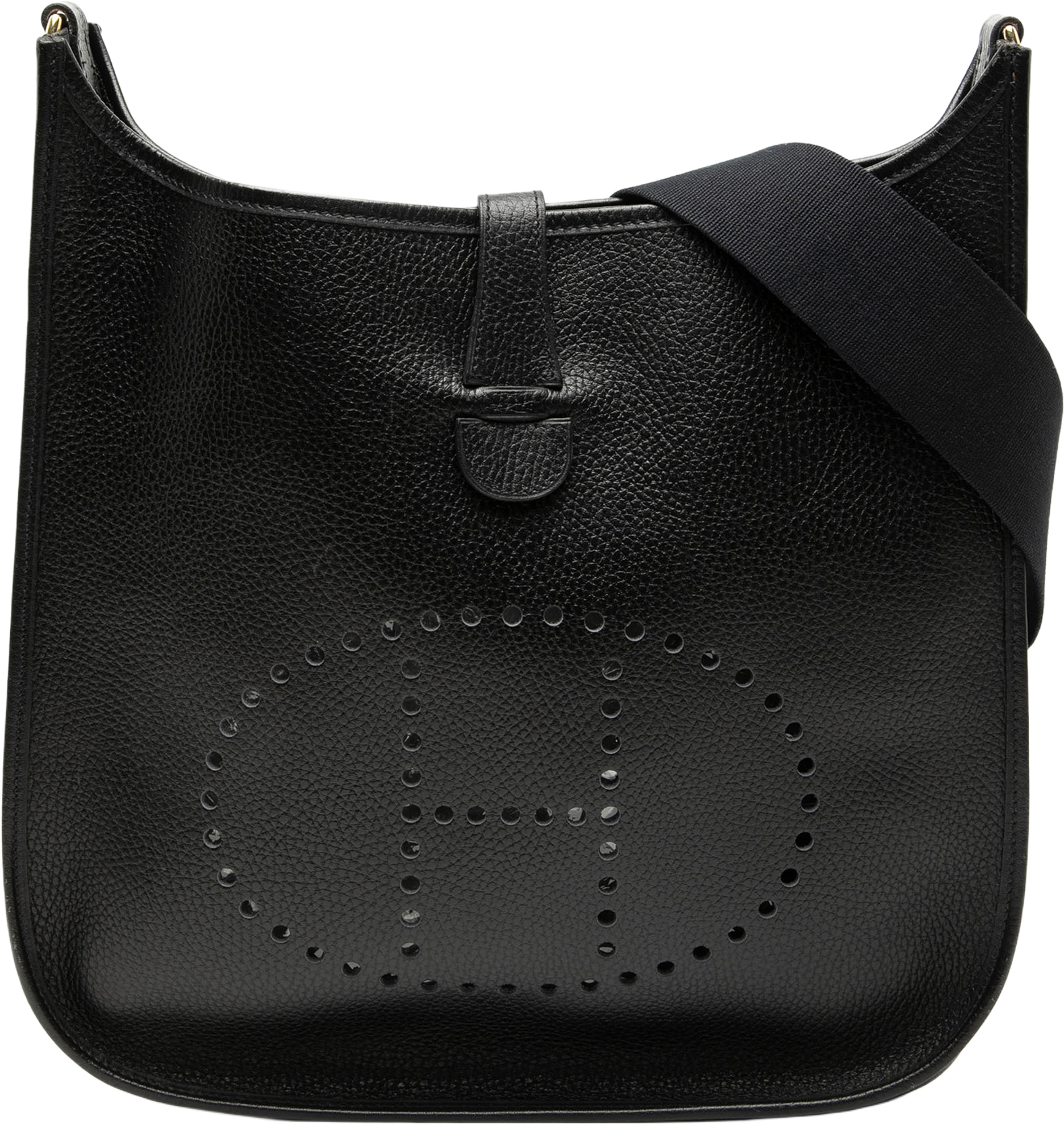 Hermès Clemence Evelyne Iii 33, från Luxclusif, i färgen black. Klicka för att öppna bilden i stort format