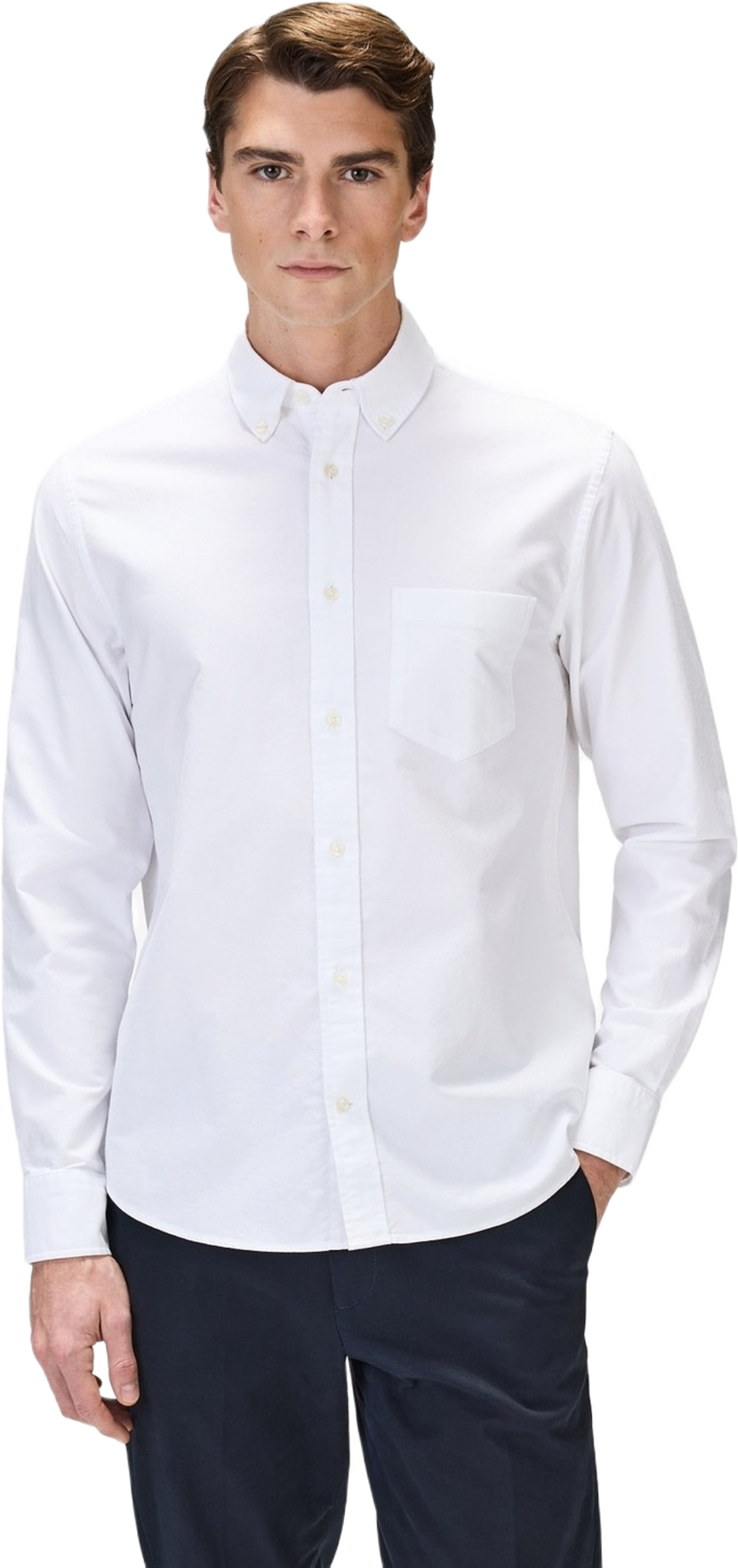 Cotton Solid Casual Oxford Shirt (joe)