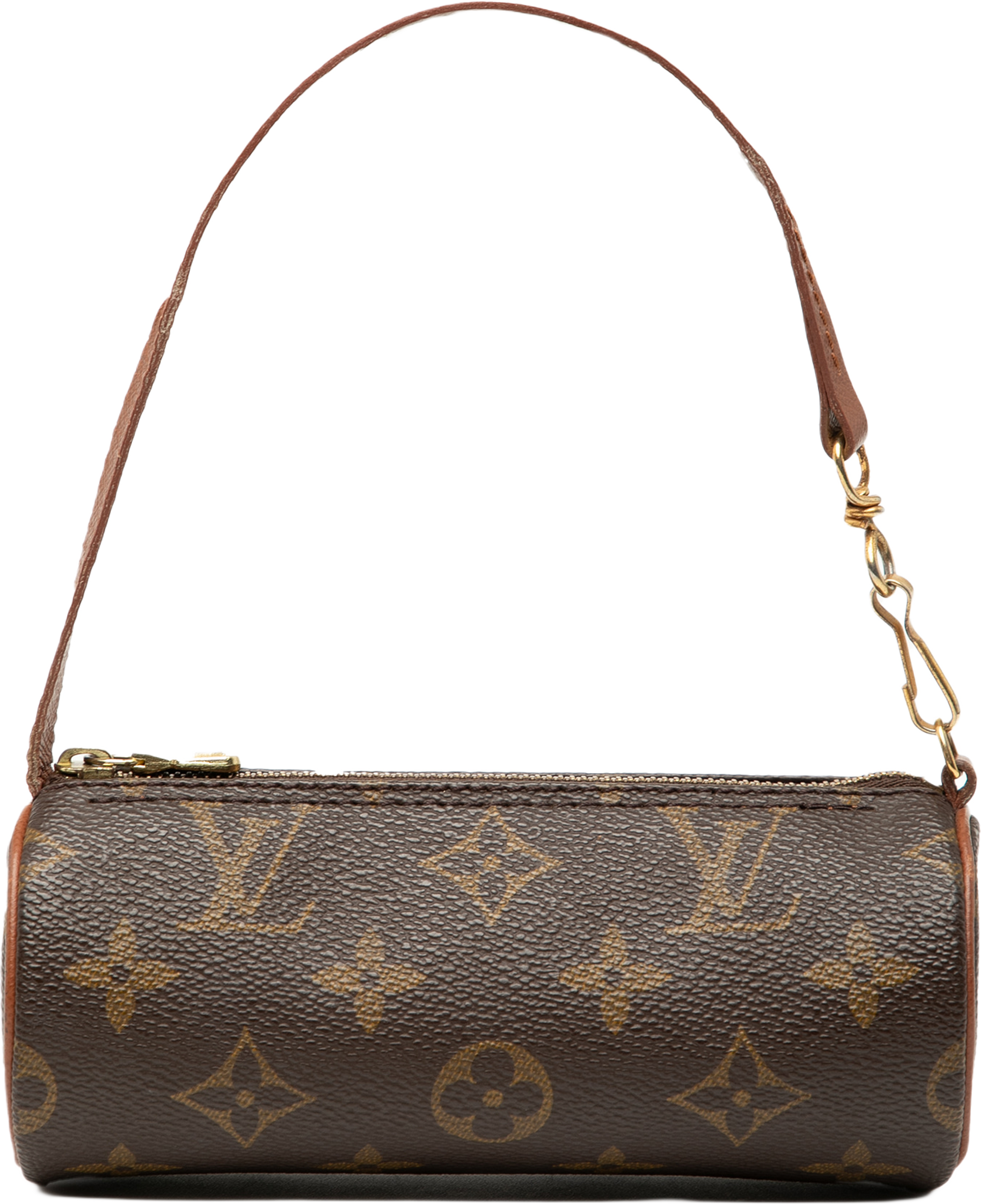 Louis Vuitton Monogram Papillon Pochette, från Luxclusif, i färgen brown. Klicka för att öppna bilden i stort format
