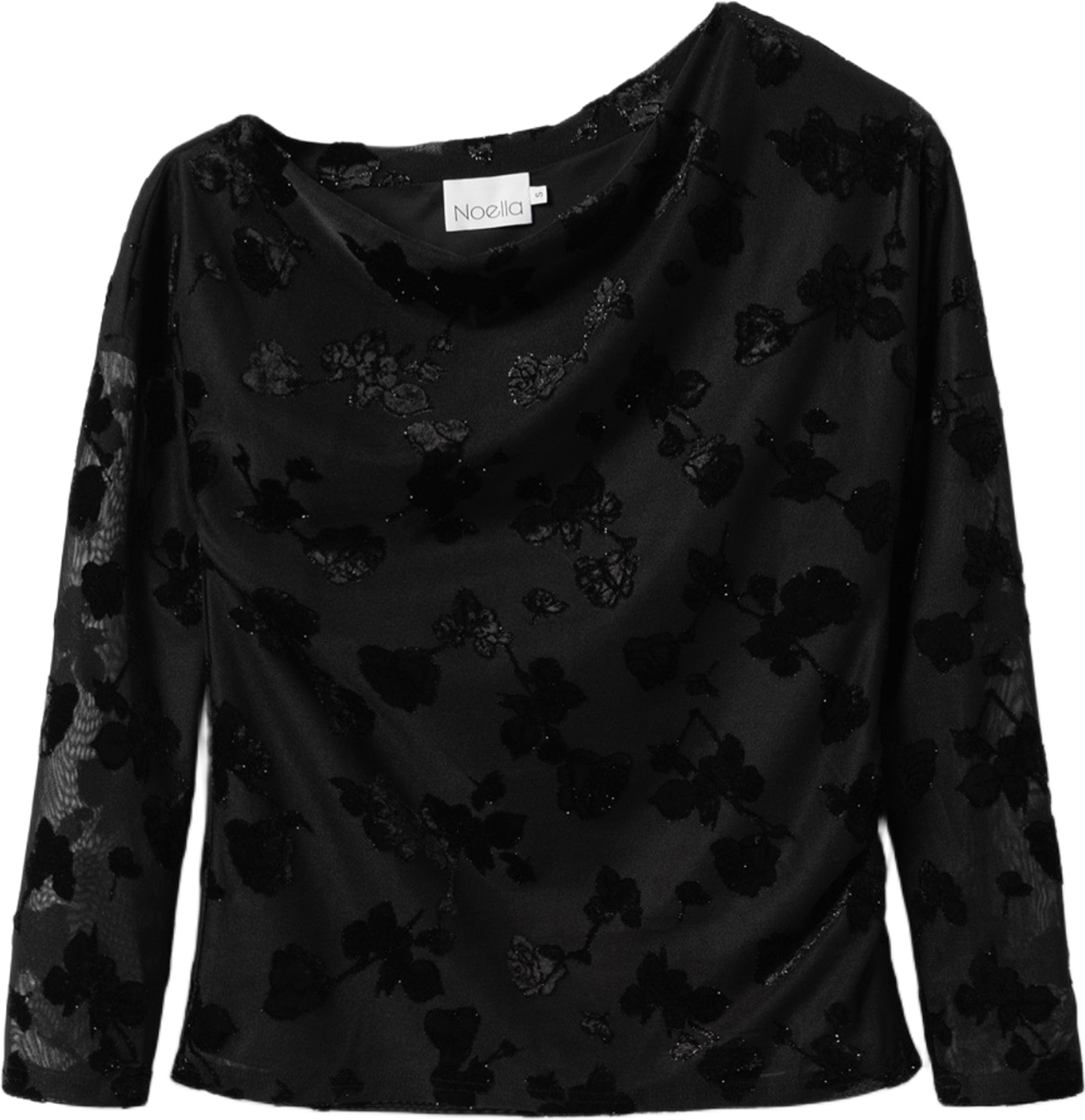 Lanna Top - Black, från Noella, i färgen black. Klicka för att öppna bilden i stort format