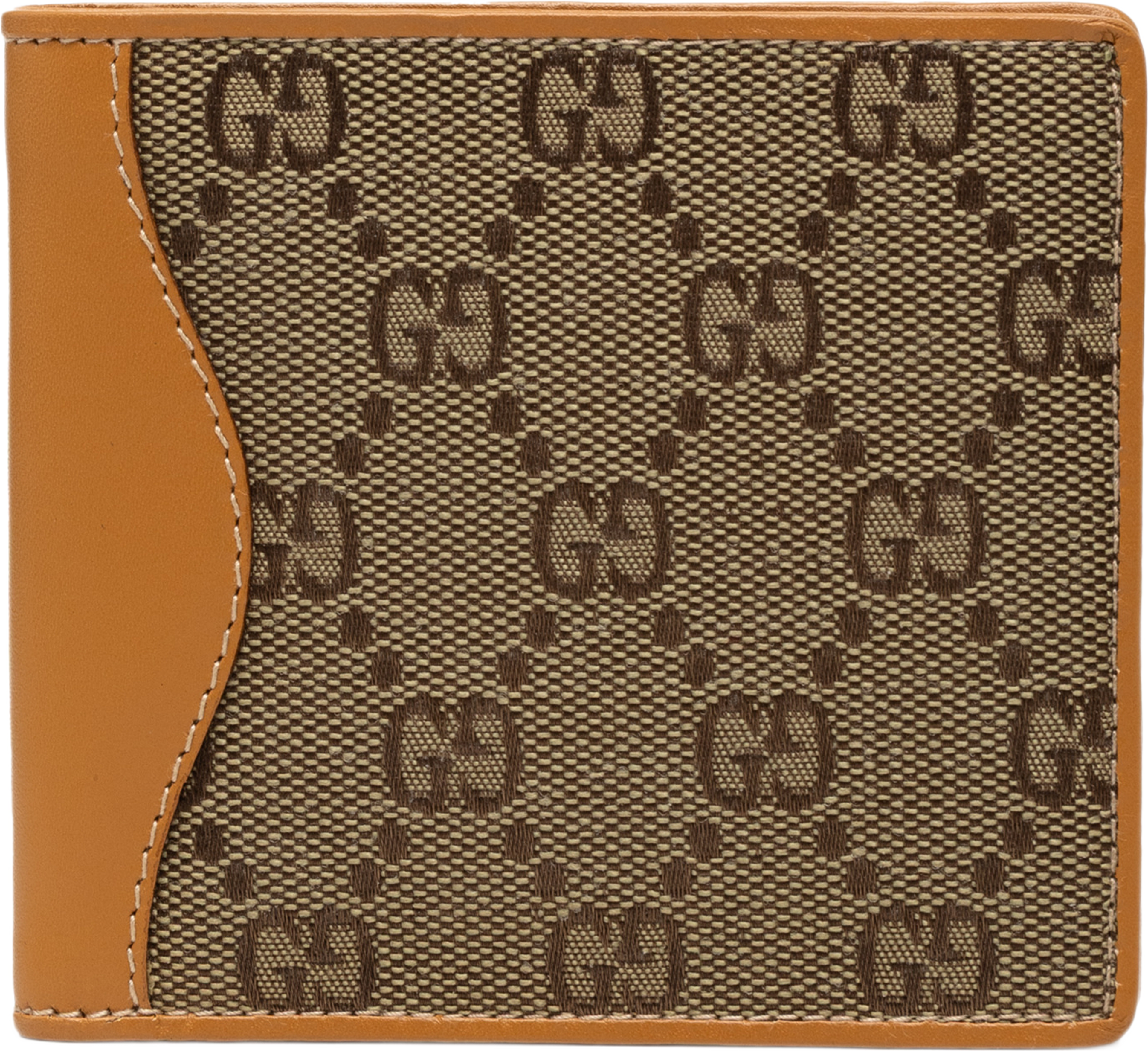 Gucci Gg Canvas Bifold Small Wallet, från Luxclusif, i färgen beige. Klicka för att öppna bilden i stort format