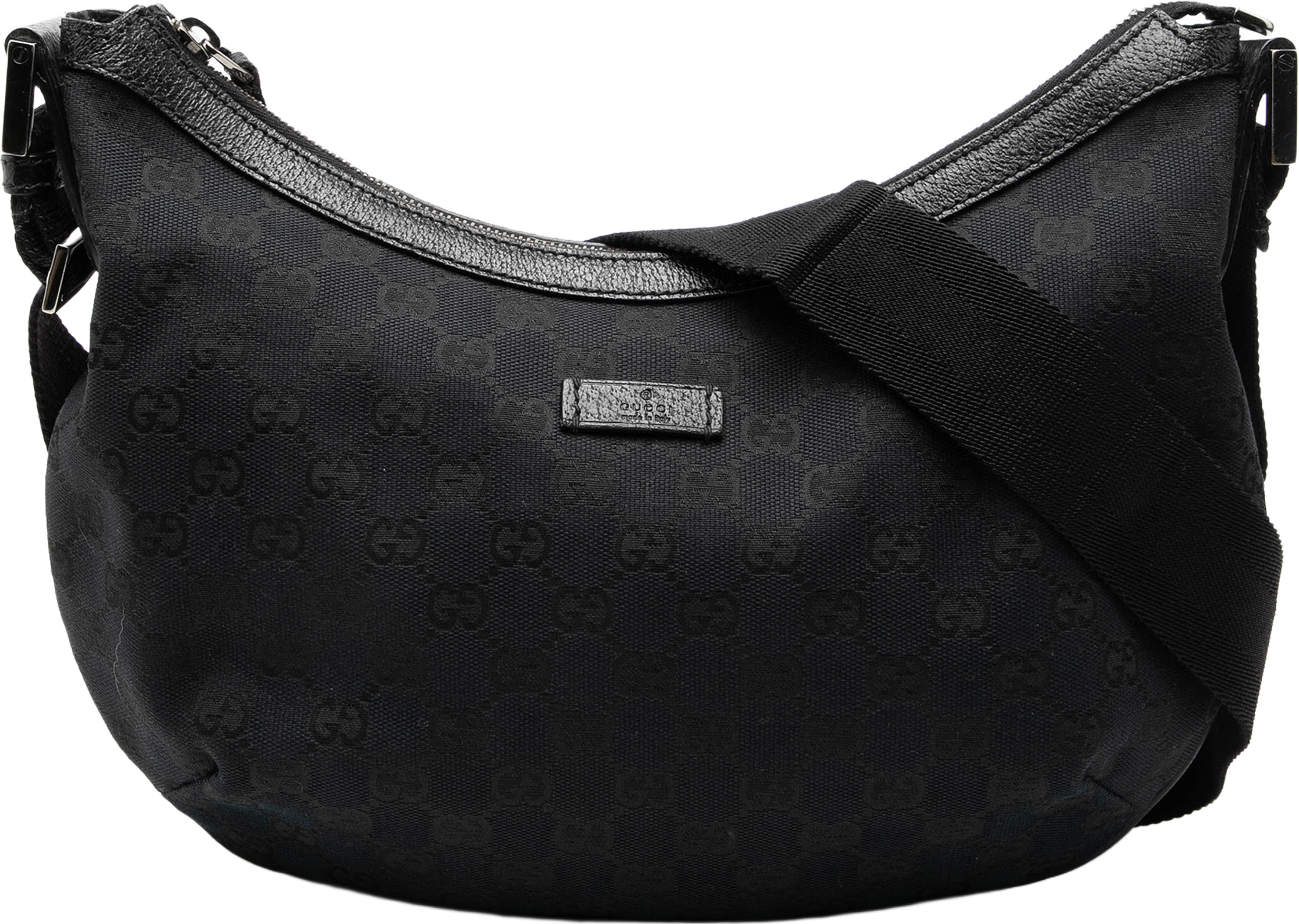 Gucci Gg Canvas Crossbody, från Luxclusif, i färgen black. Klicka för att öppna bilden i stort format