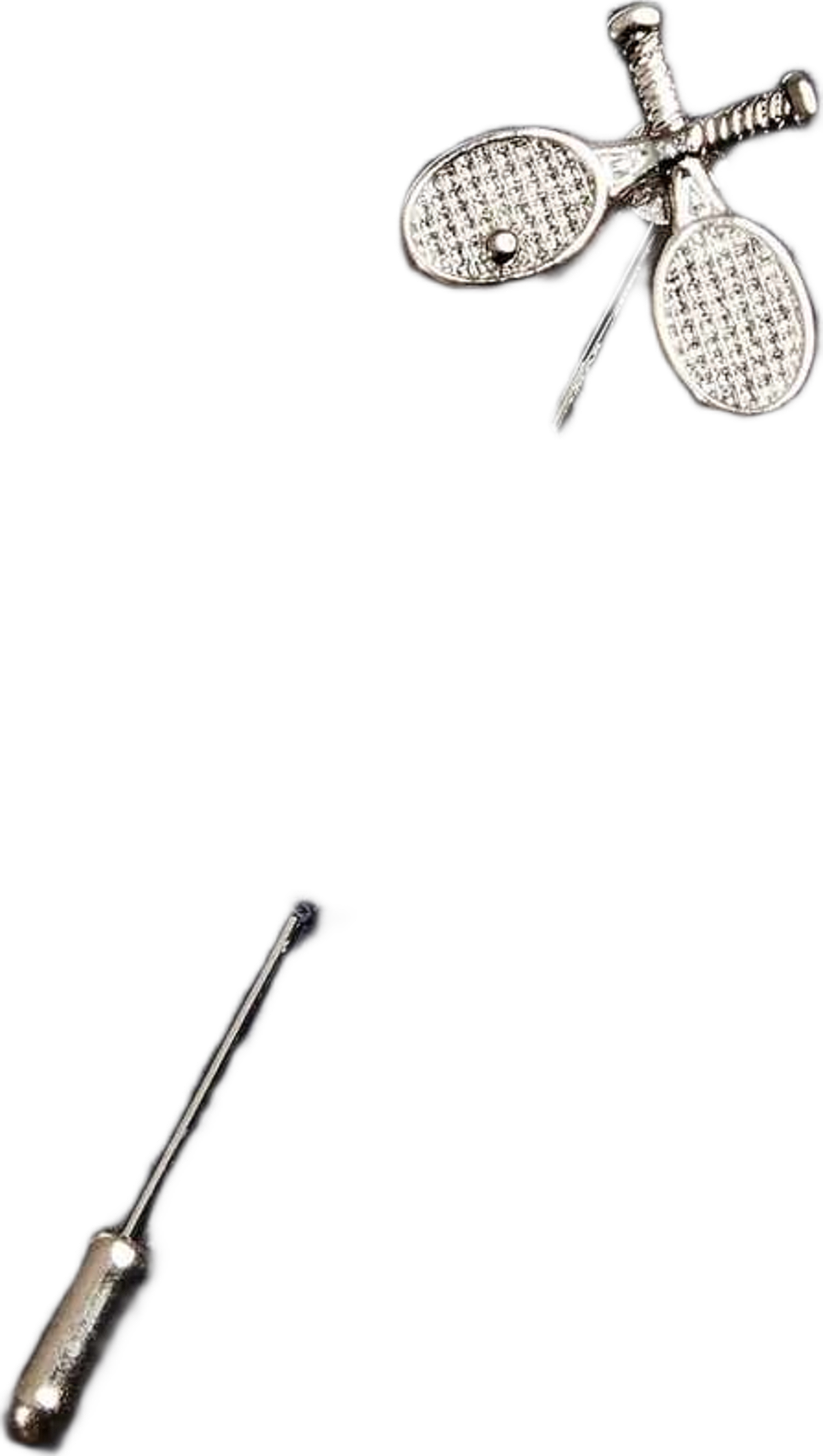 Lapel Pin Tennis Rackets