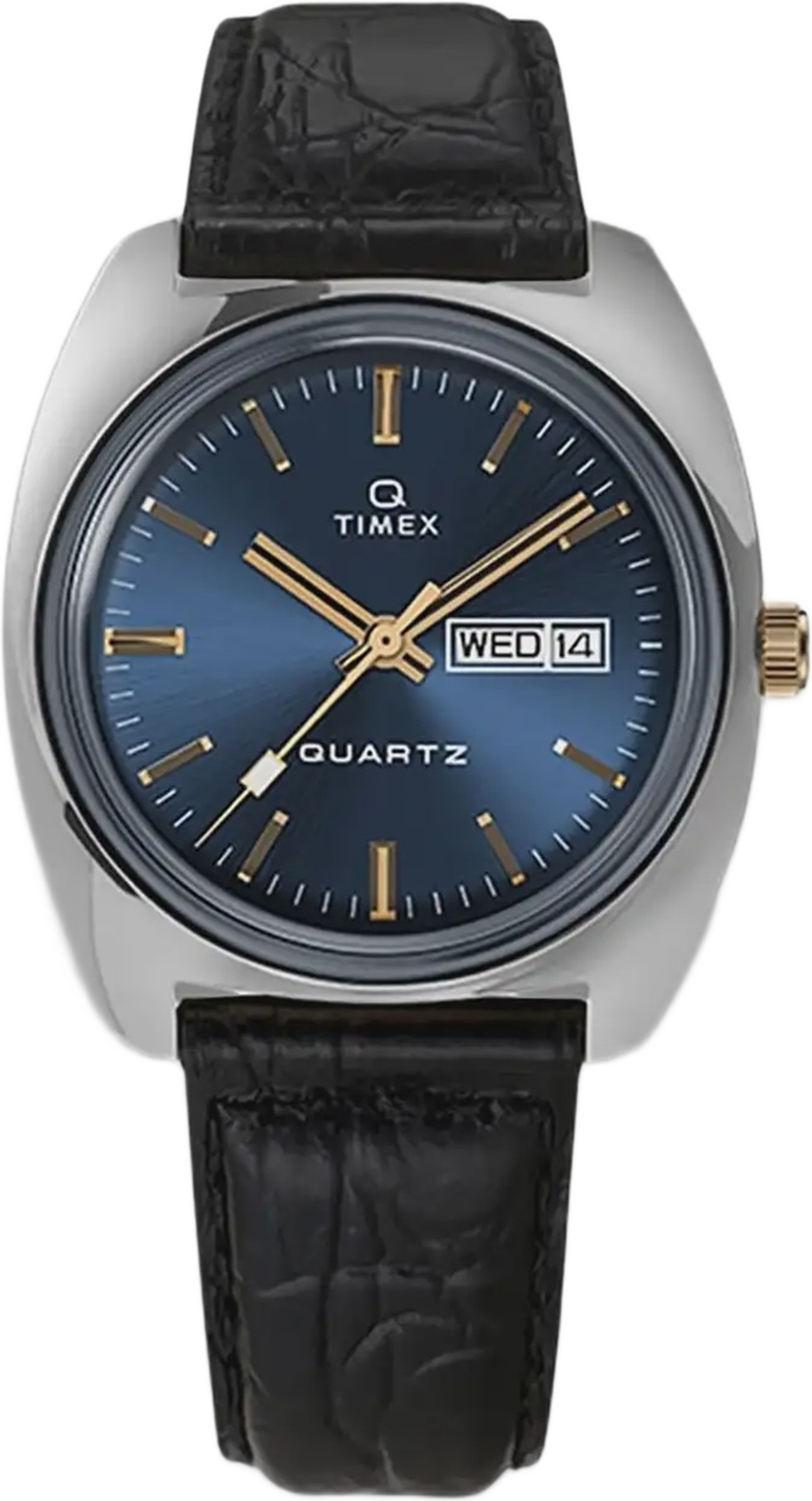 Timex Q Timex 1978 Herrklocka Bl/stl, Lderrem - Tw2w44800, från Timex, i färgen 1. Klicka för att öppna bilden i stort format