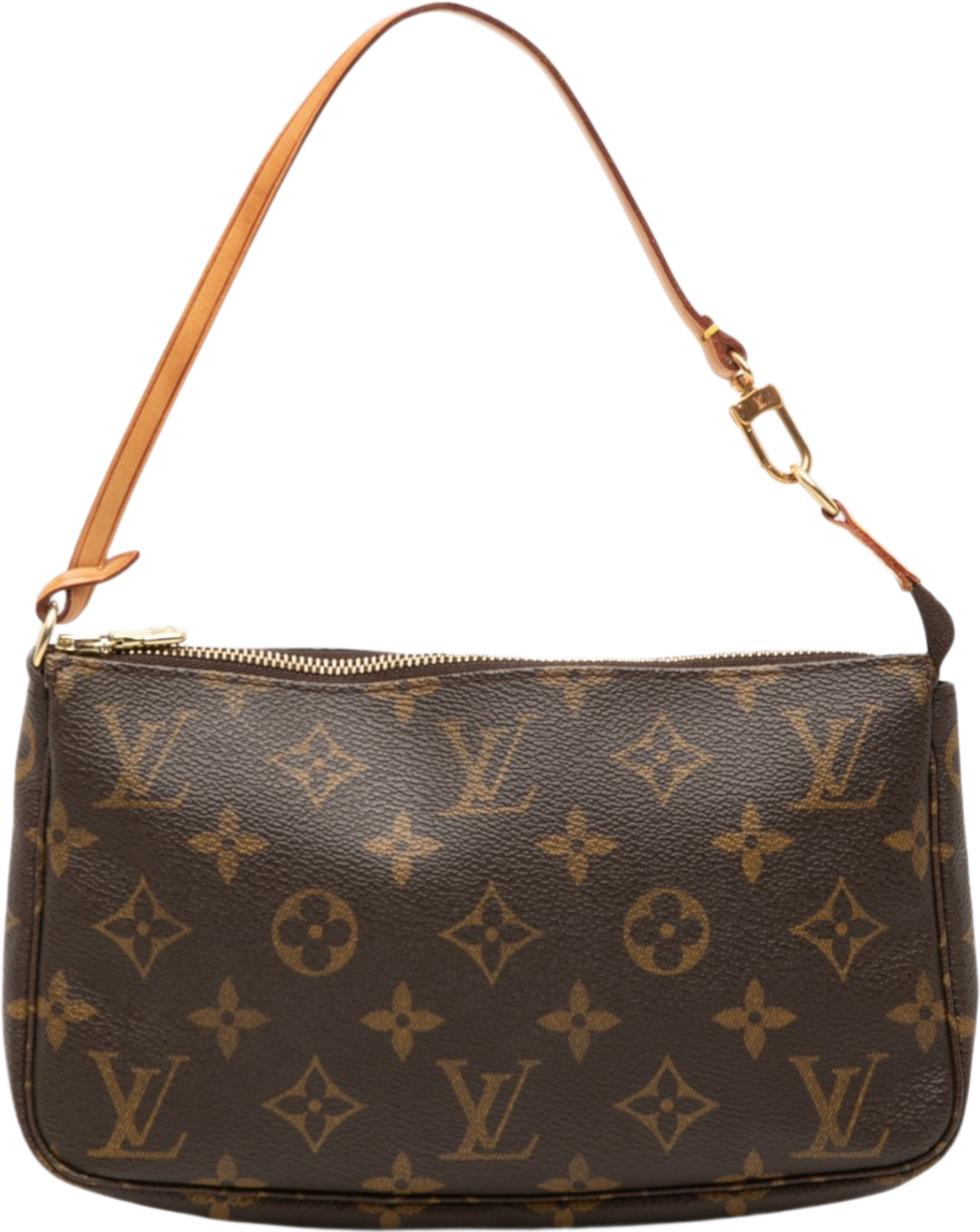 Louis Vuitton Monogram Pochette Accessoires, från Luxclusif, i färgen brown. Klicka för att öppna bilden i stort format