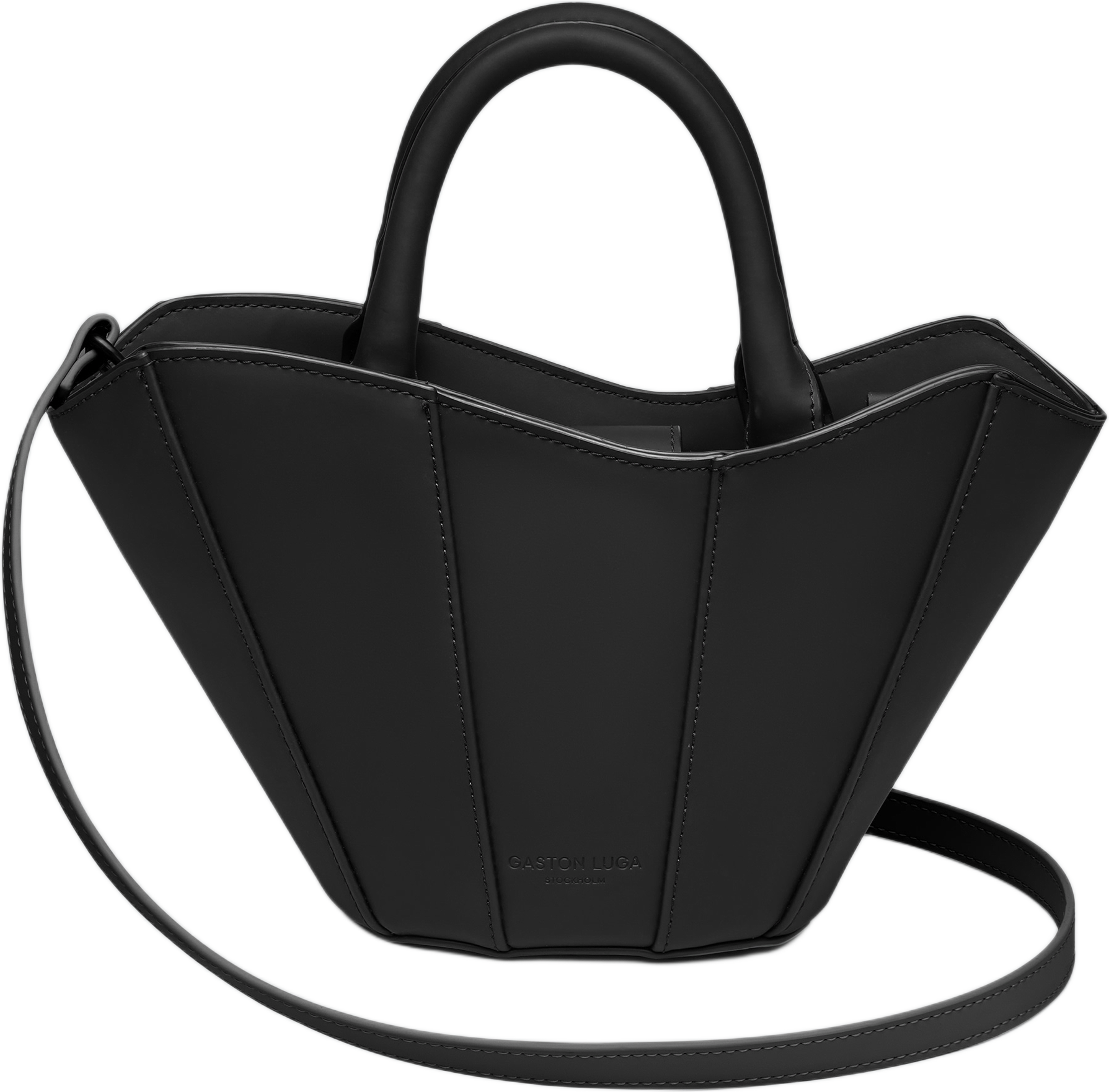 Josefine Mini Tote, från Gaston Luga, i färgen black.
