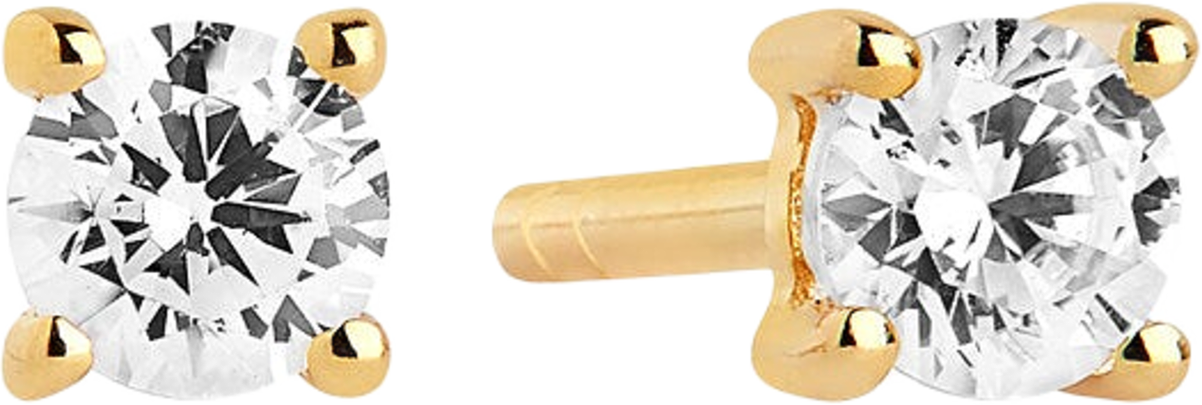 Örhänge Princess Round