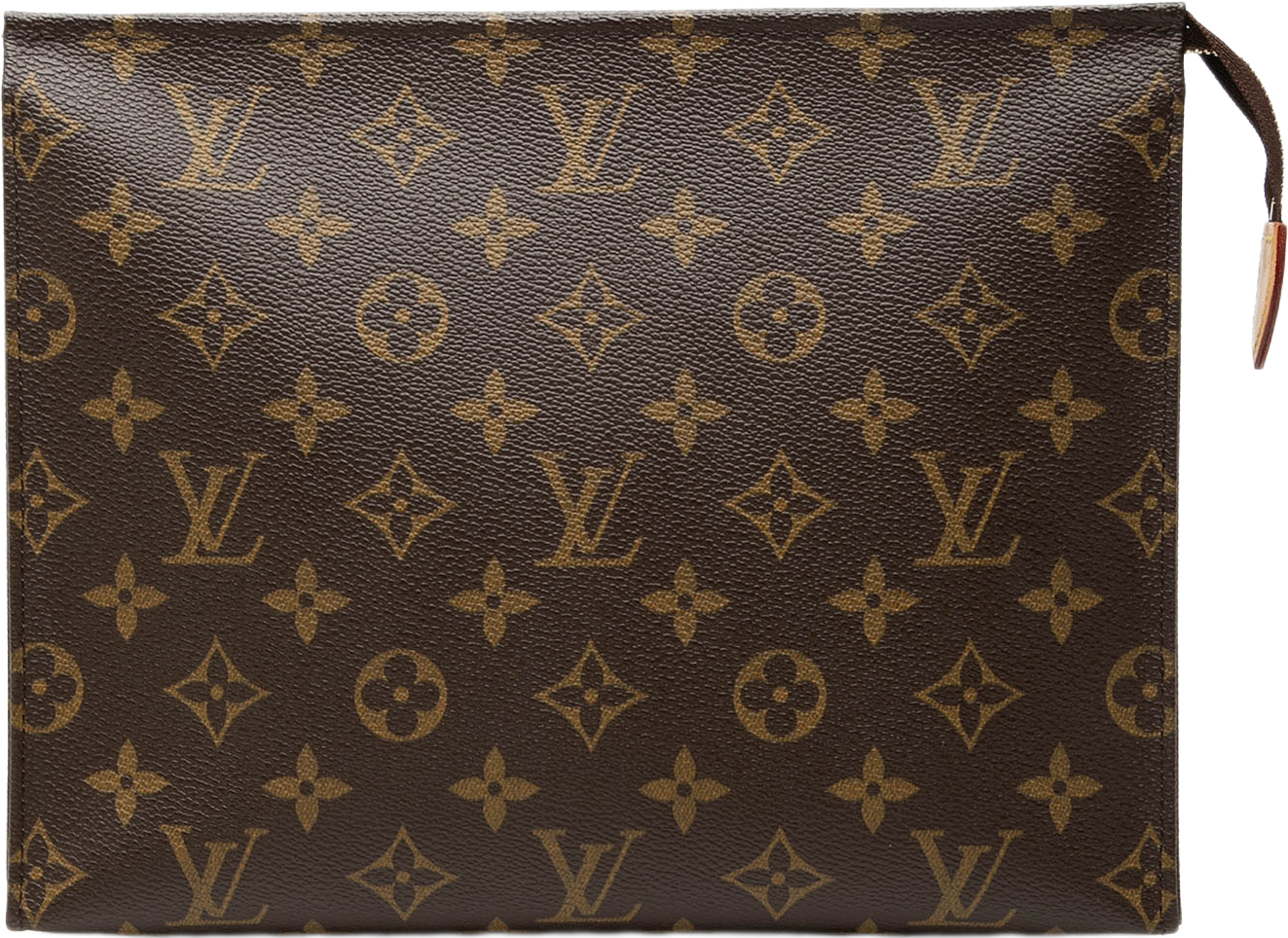 Louis Vuitton Monogram Toiletry Pouch 26, från Luxclusif, i färgen brun. Klicka för att öppna bilden i stort format