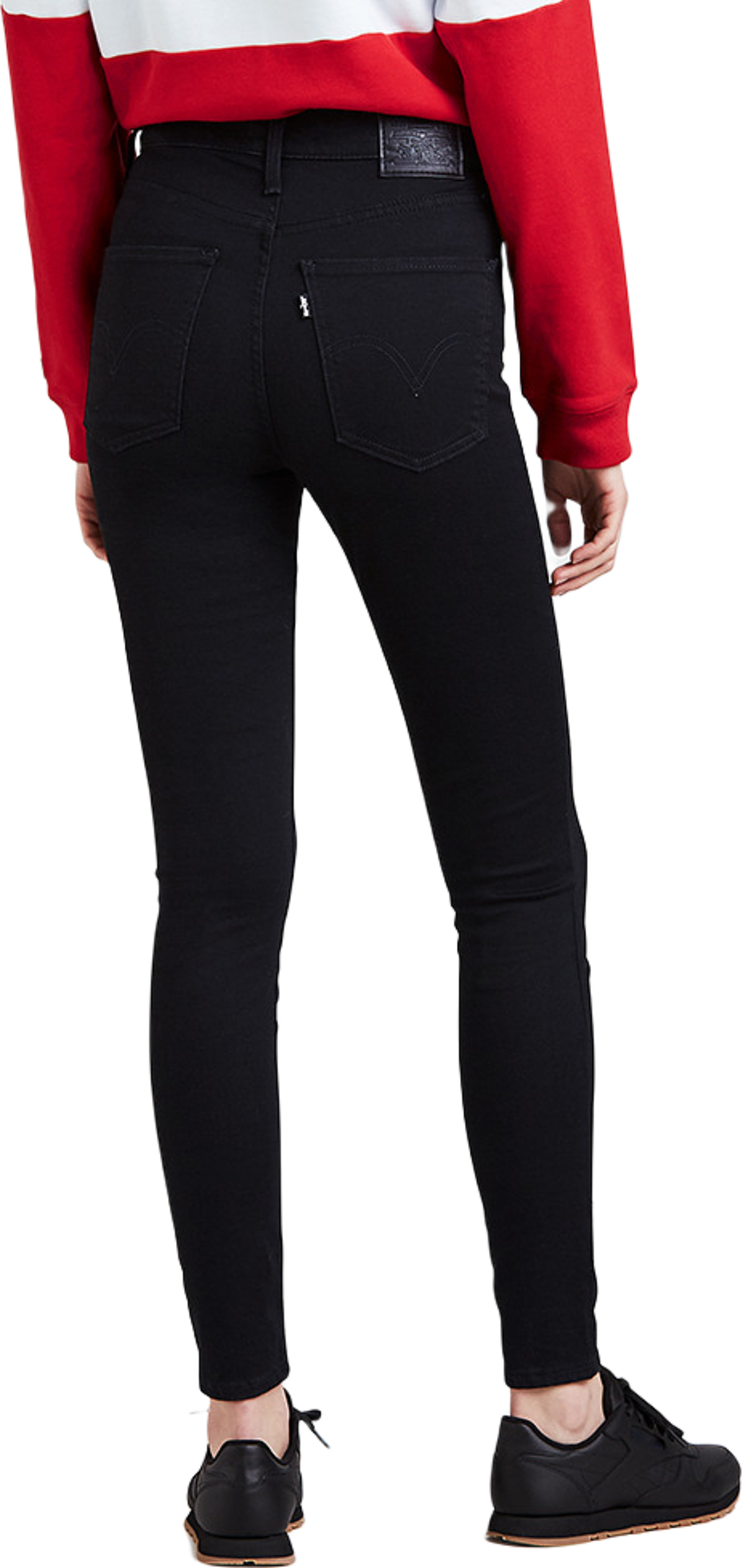Levi's Bottoms MILE HIGH SUPER SKINNY BLACK GALAXY