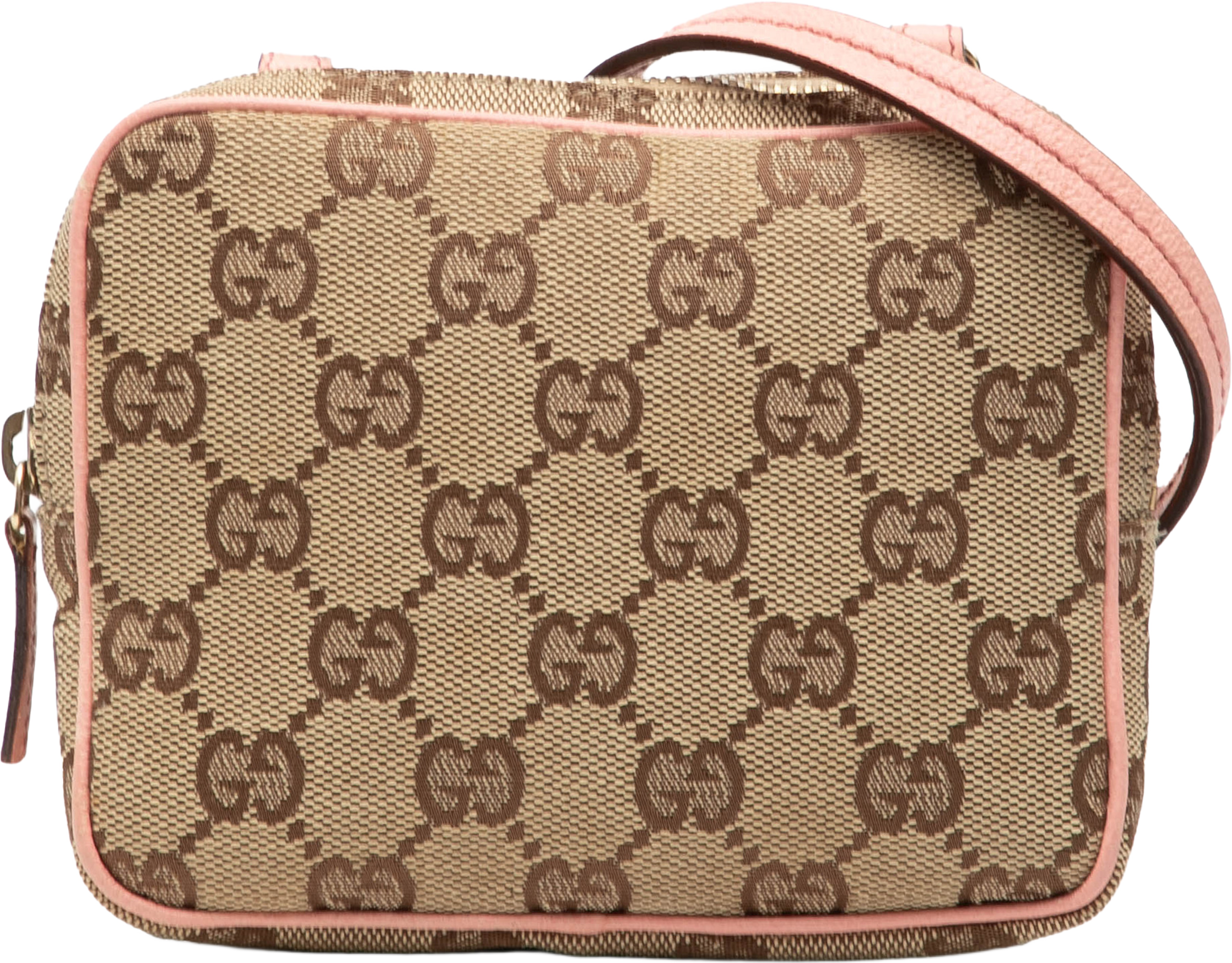 Gucci Gg Canvas Crossbody, från Luxclusif, i färgen beige. Klicka för att öppna bilden i stort format